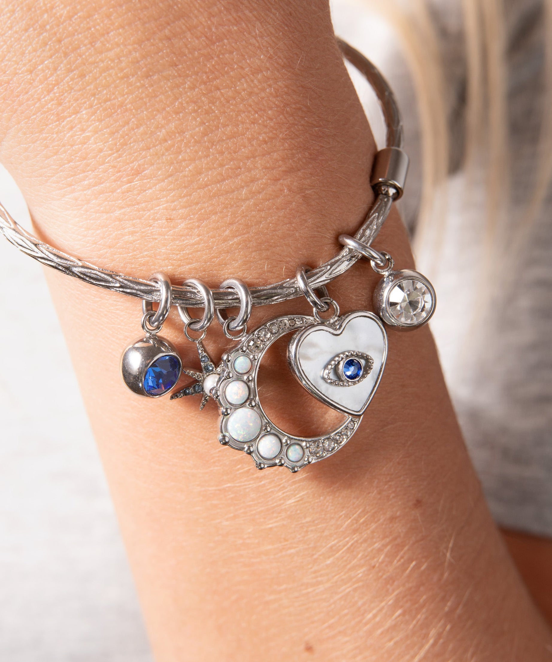 Crystal & Pearl North Star Interchangeable Charm