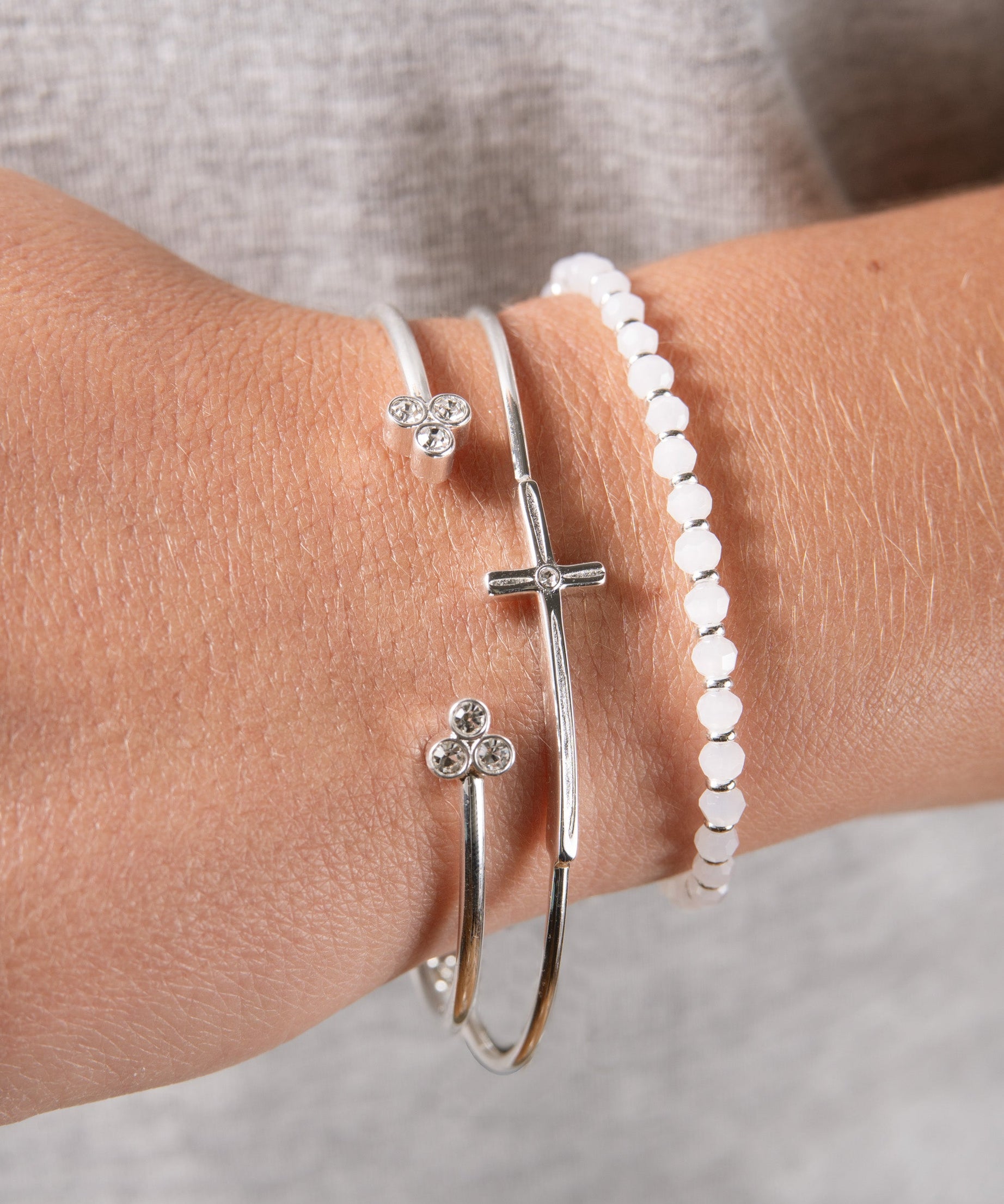 Cross Inline Bangle
