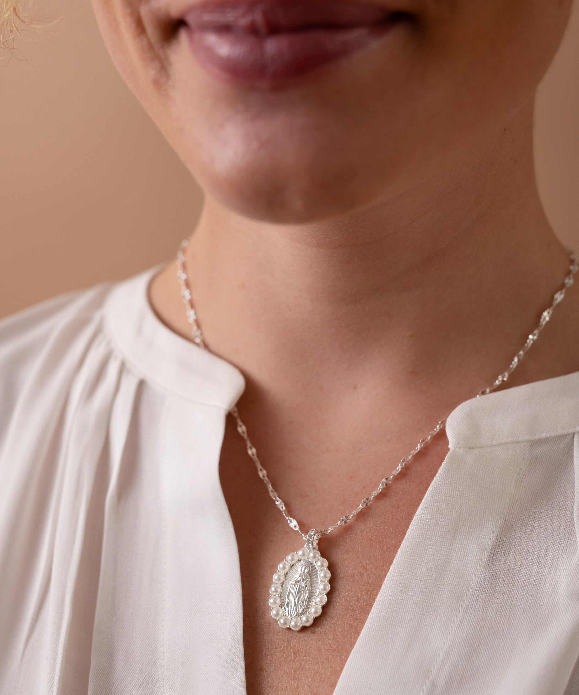 Divine Guides Mary Pendant Necklace