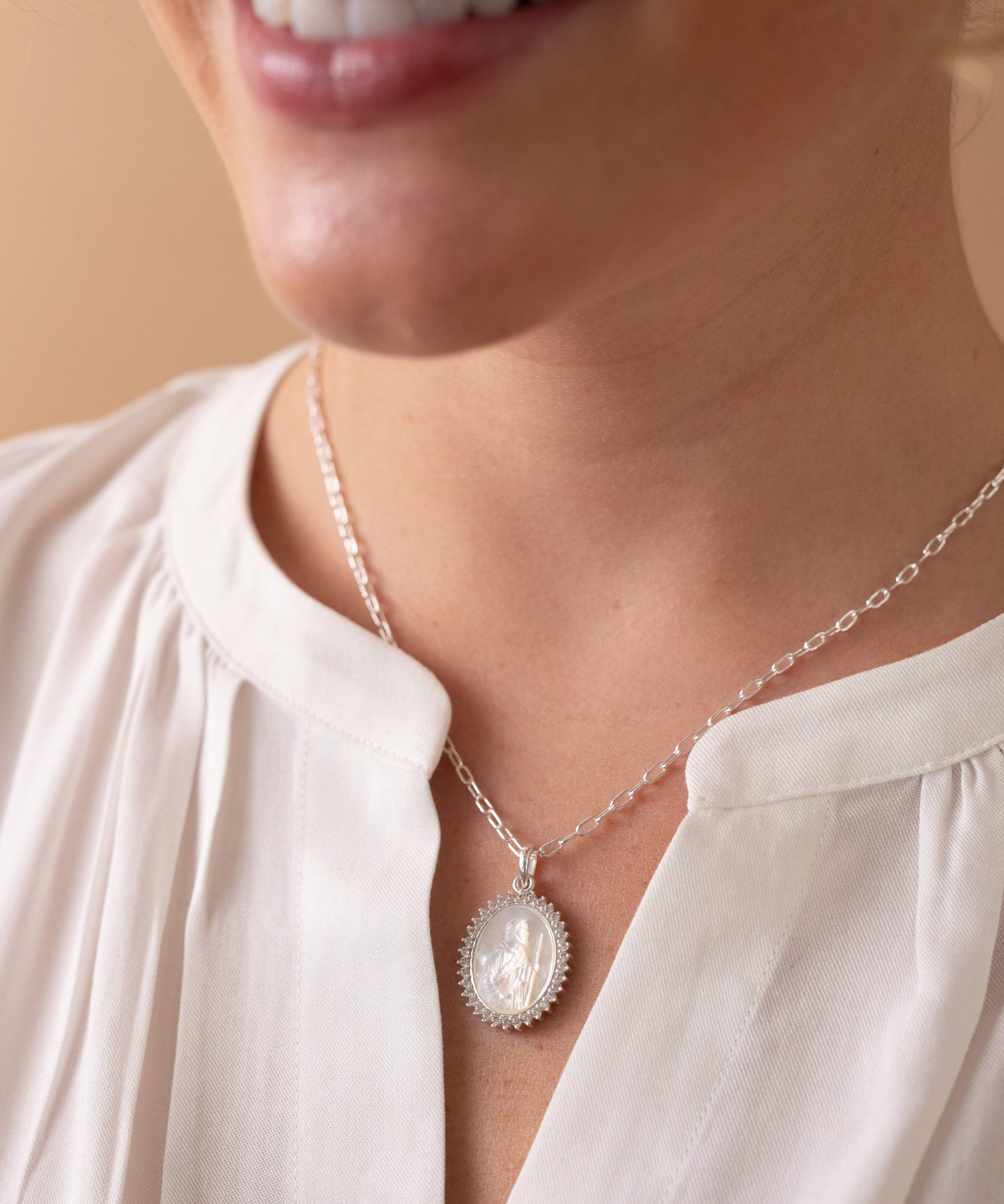 Divine Guides St. Christopher Pendant Necklace