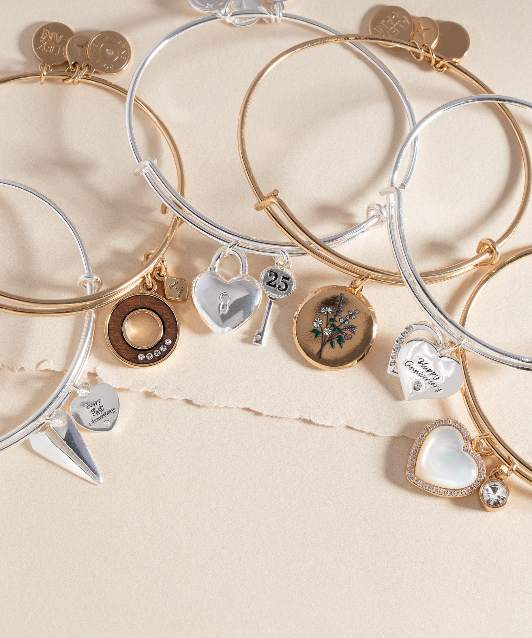 Anniversary Heart Bangle