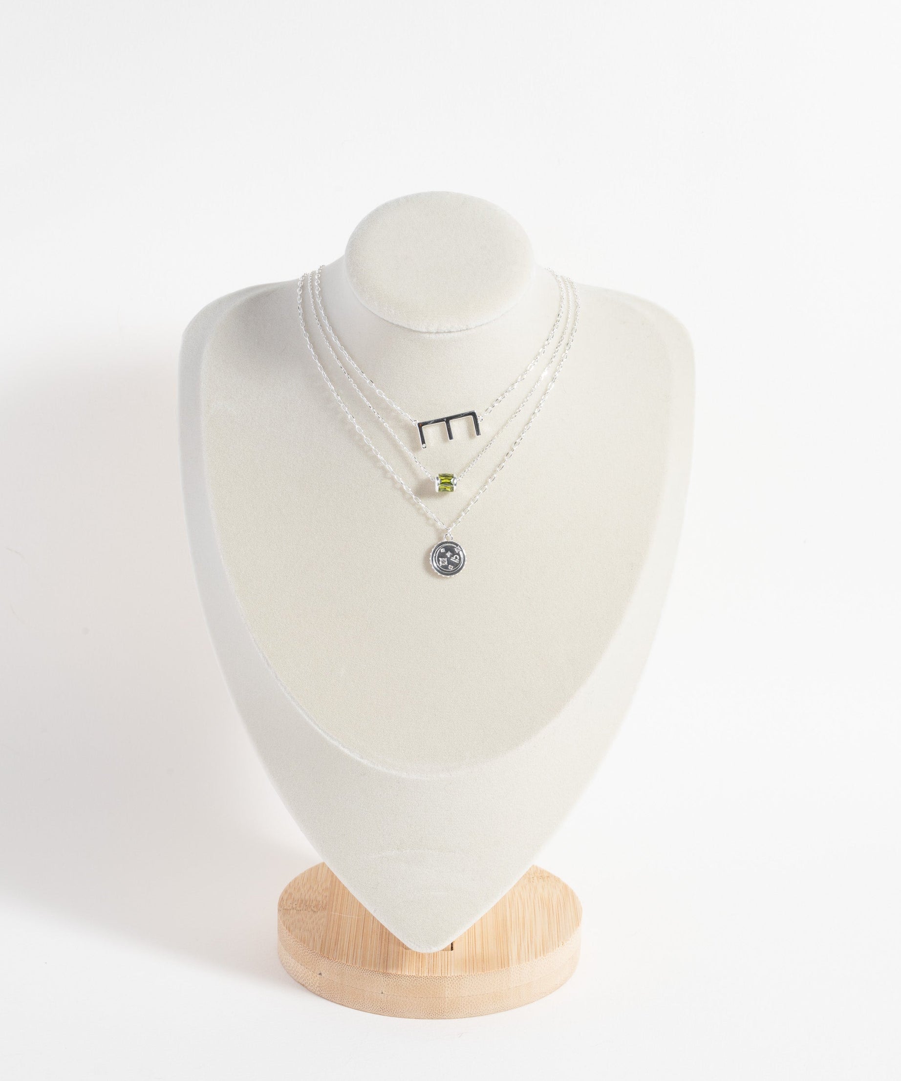 August Birthstone Precious Pendant Necklace
