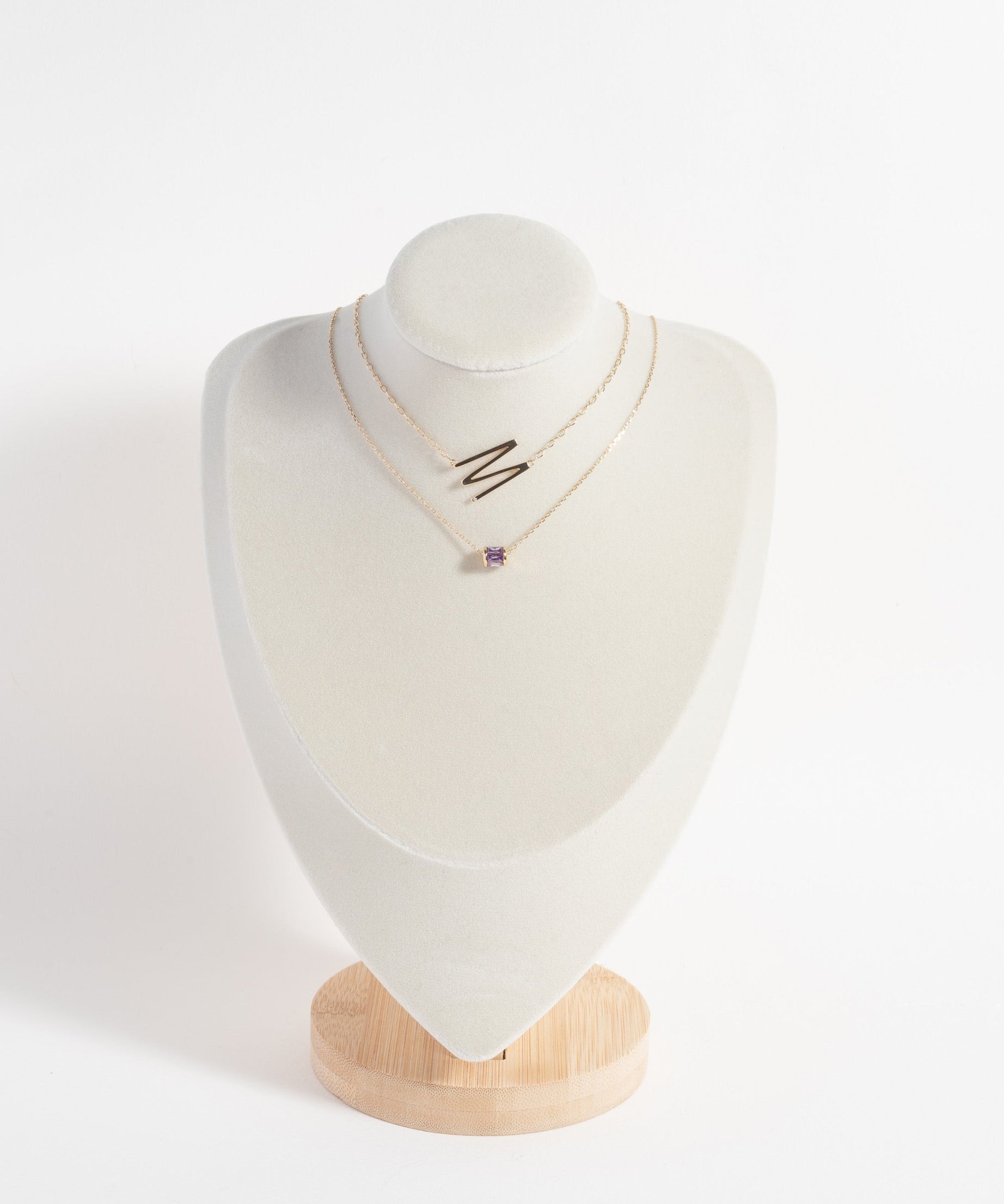 February Birthstone Precious Pendant Necklace
