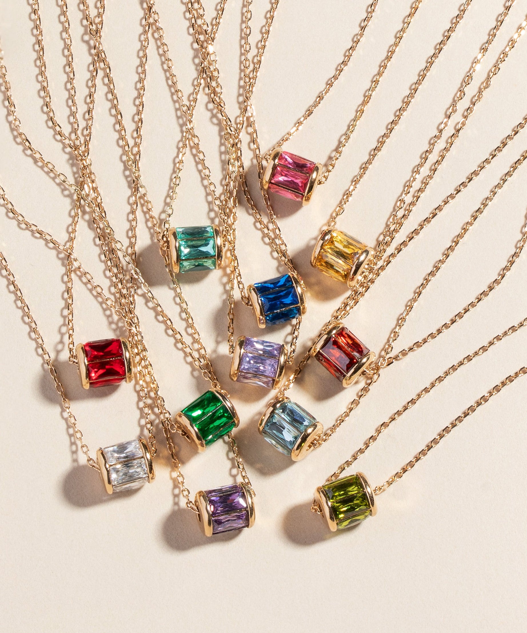 March Birthstone Precious Pendant Necklace