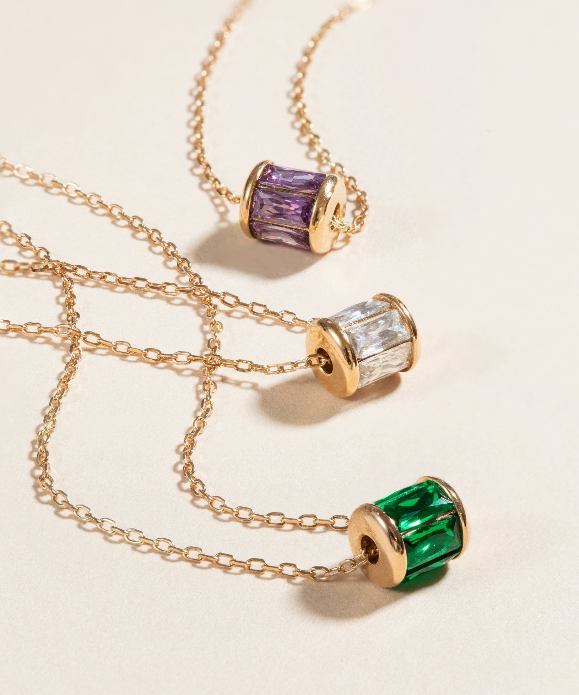 February Birthstone Precious Pendant Necklace