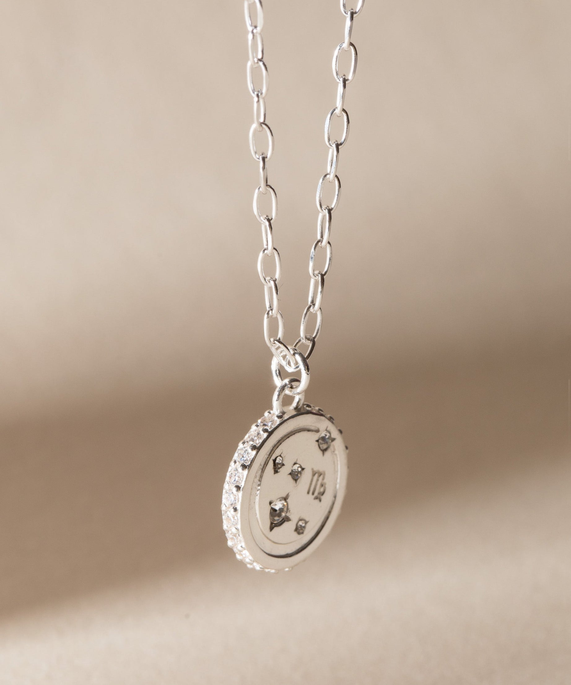 Virgo Zodiac Precious Necklace