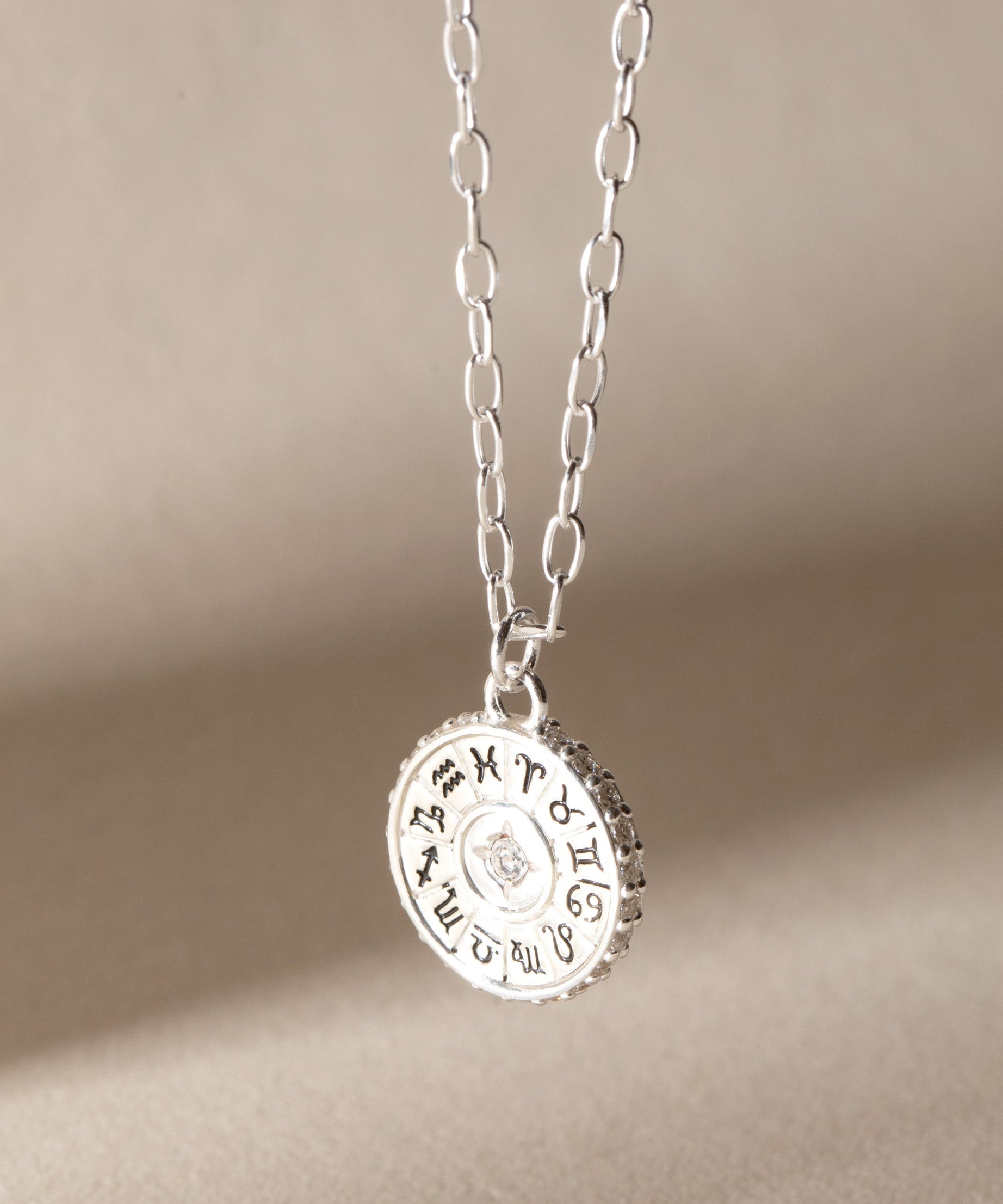 Virgo Zodiac Precious Necklace