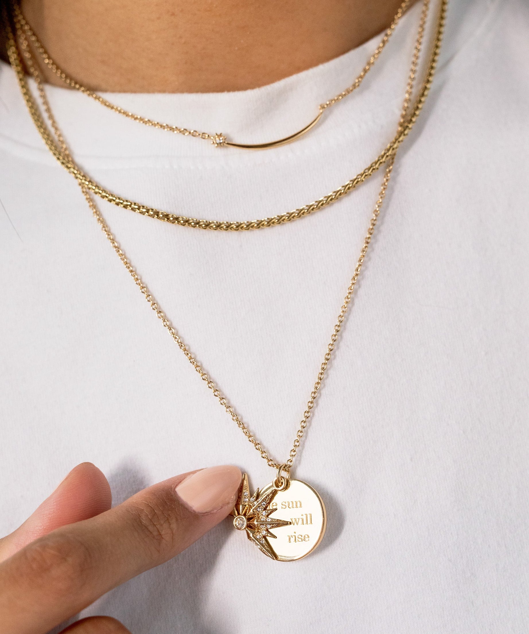 Celestial Shooting Star Necklace
