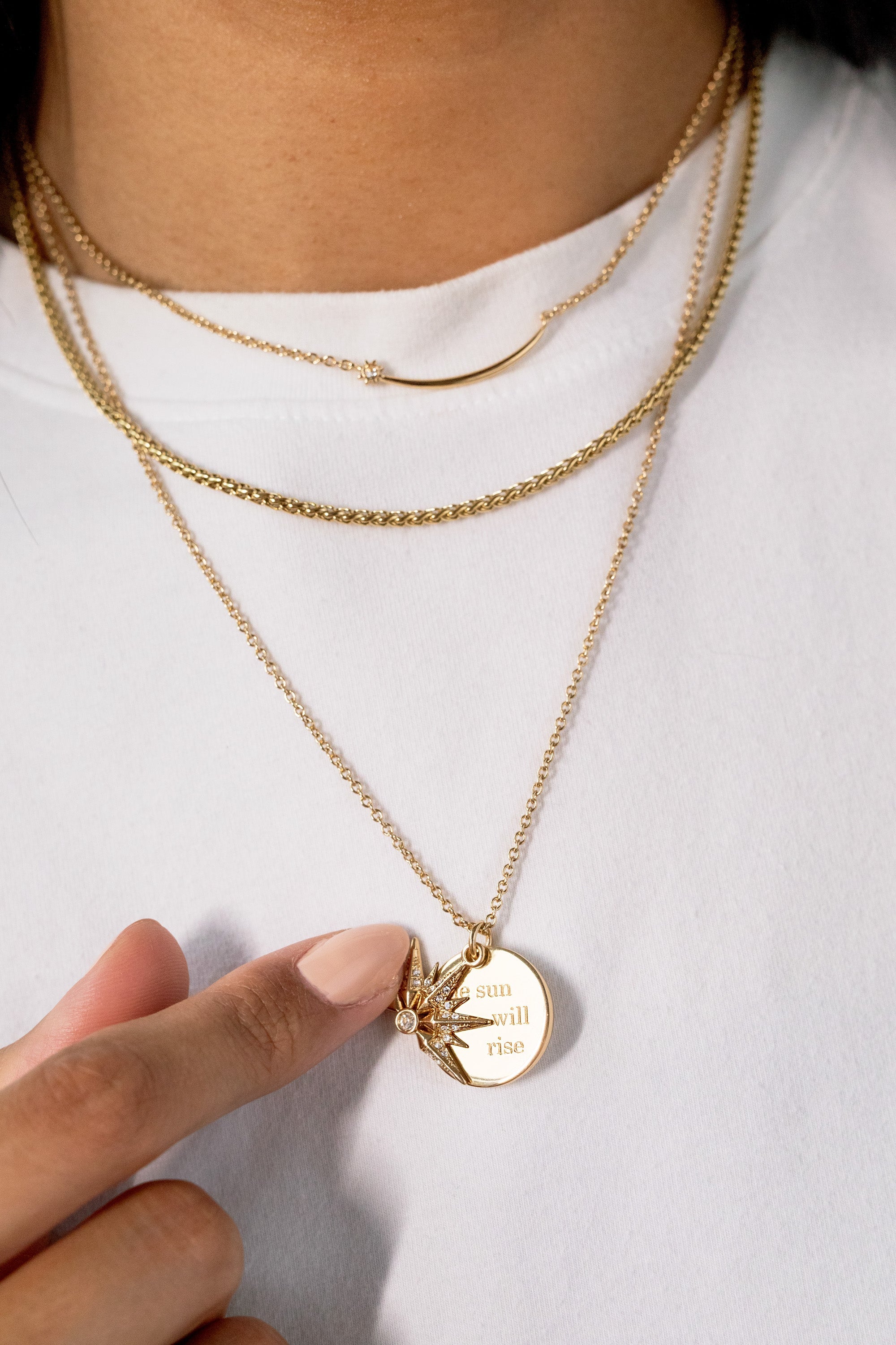 Celestial Shooting Star Necklace