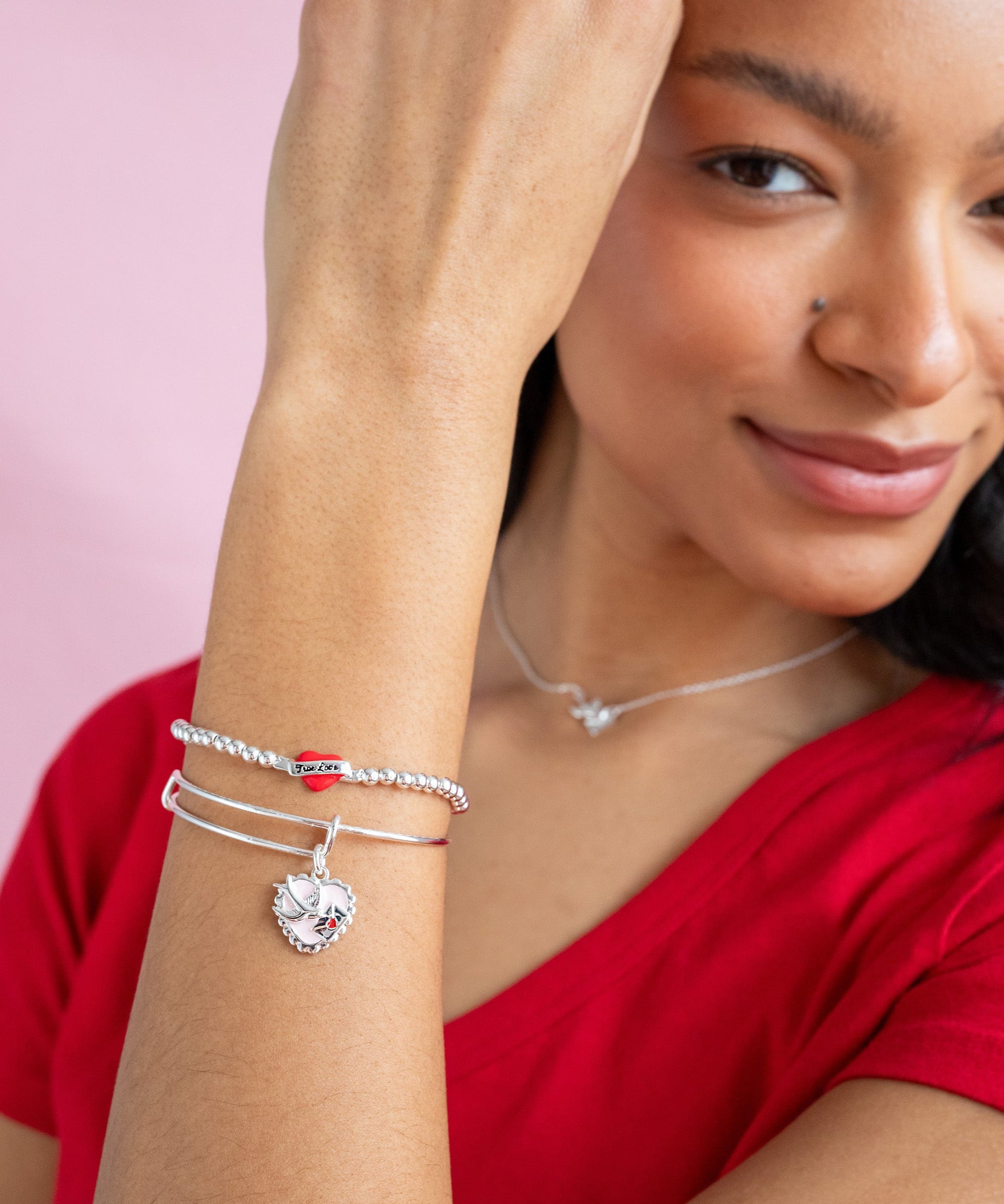 True Love Heart Stretch Bracelet