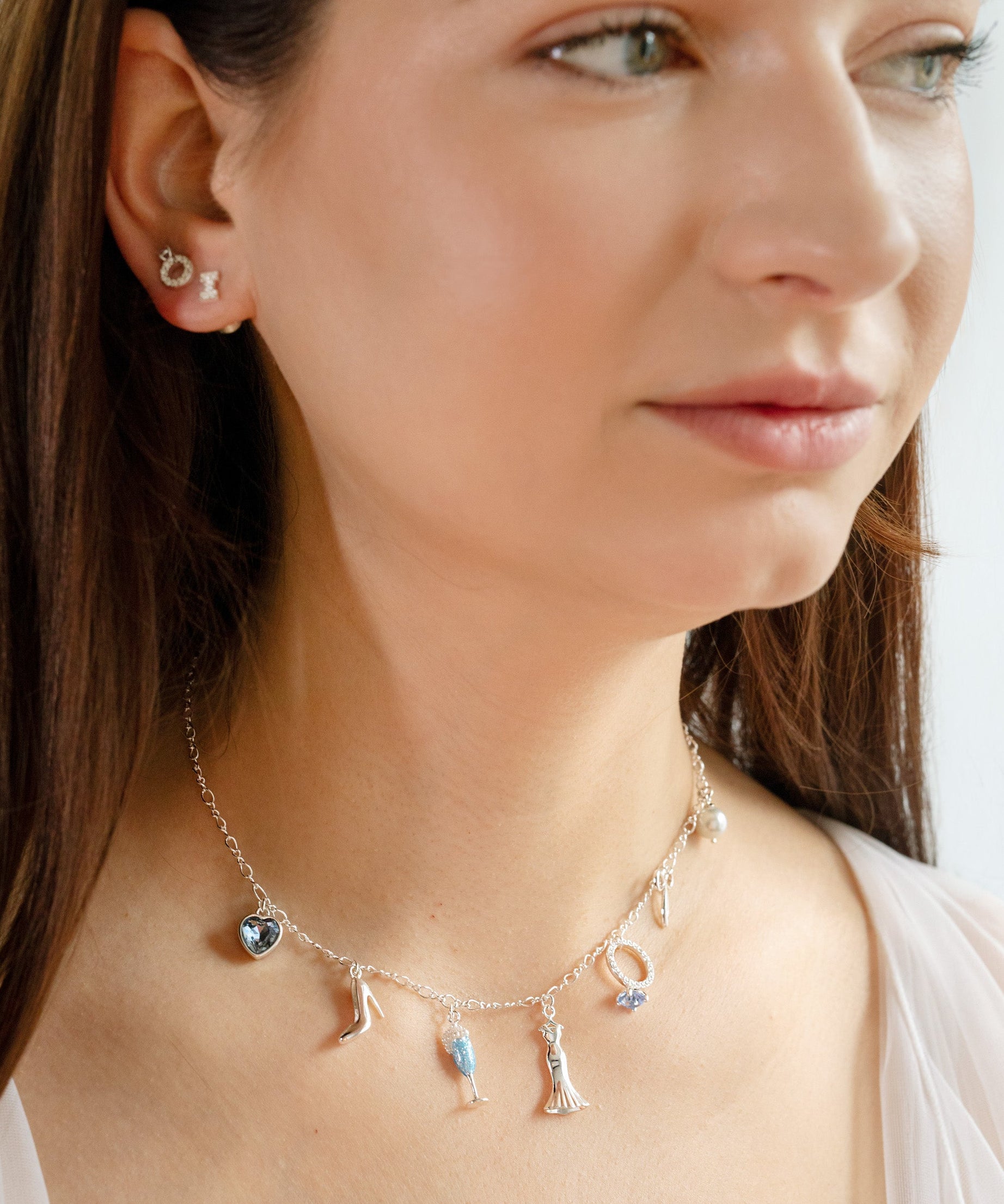 Bridal Multi-Charm Necklace