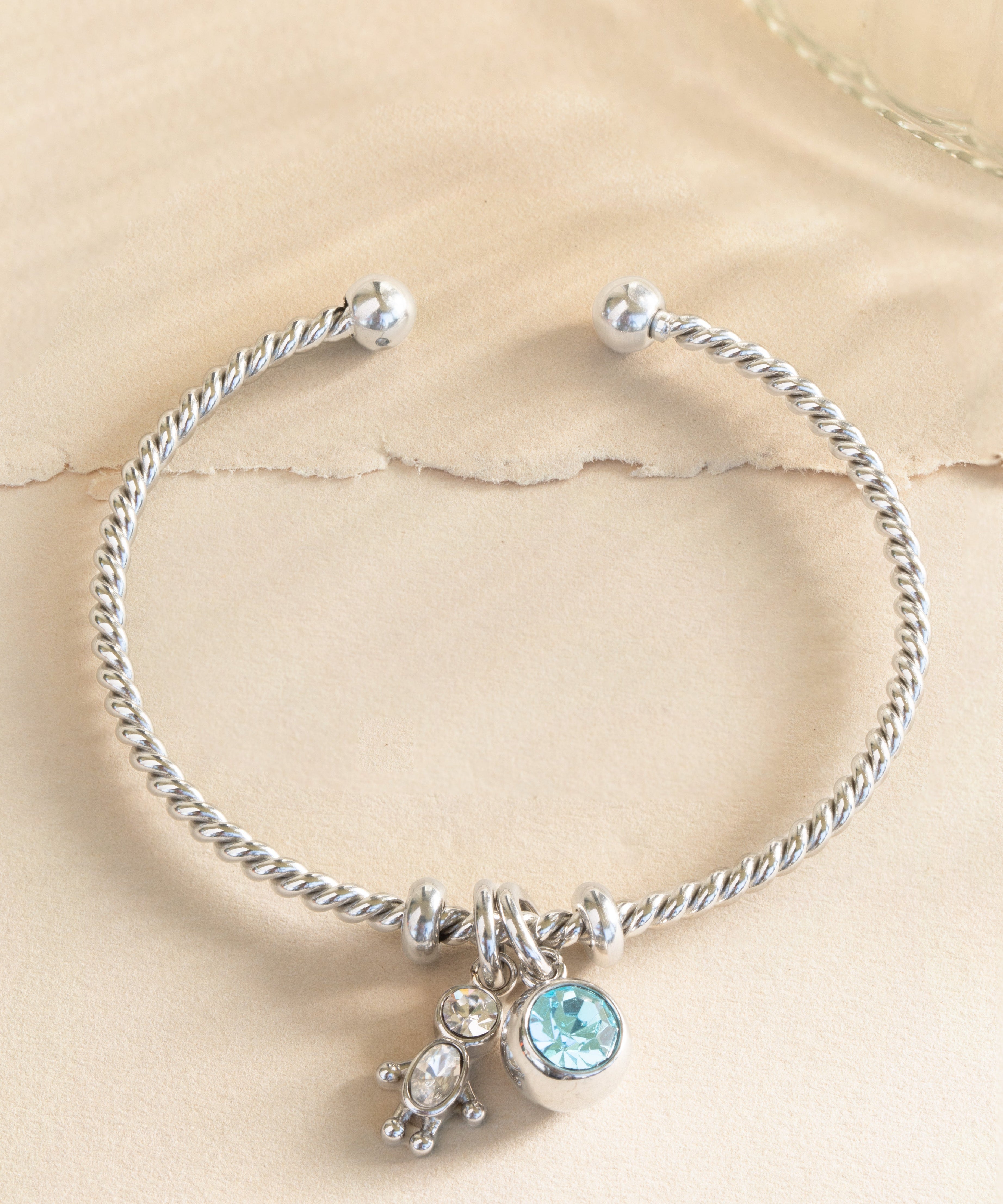 March Birthstone Interchangeable Charm