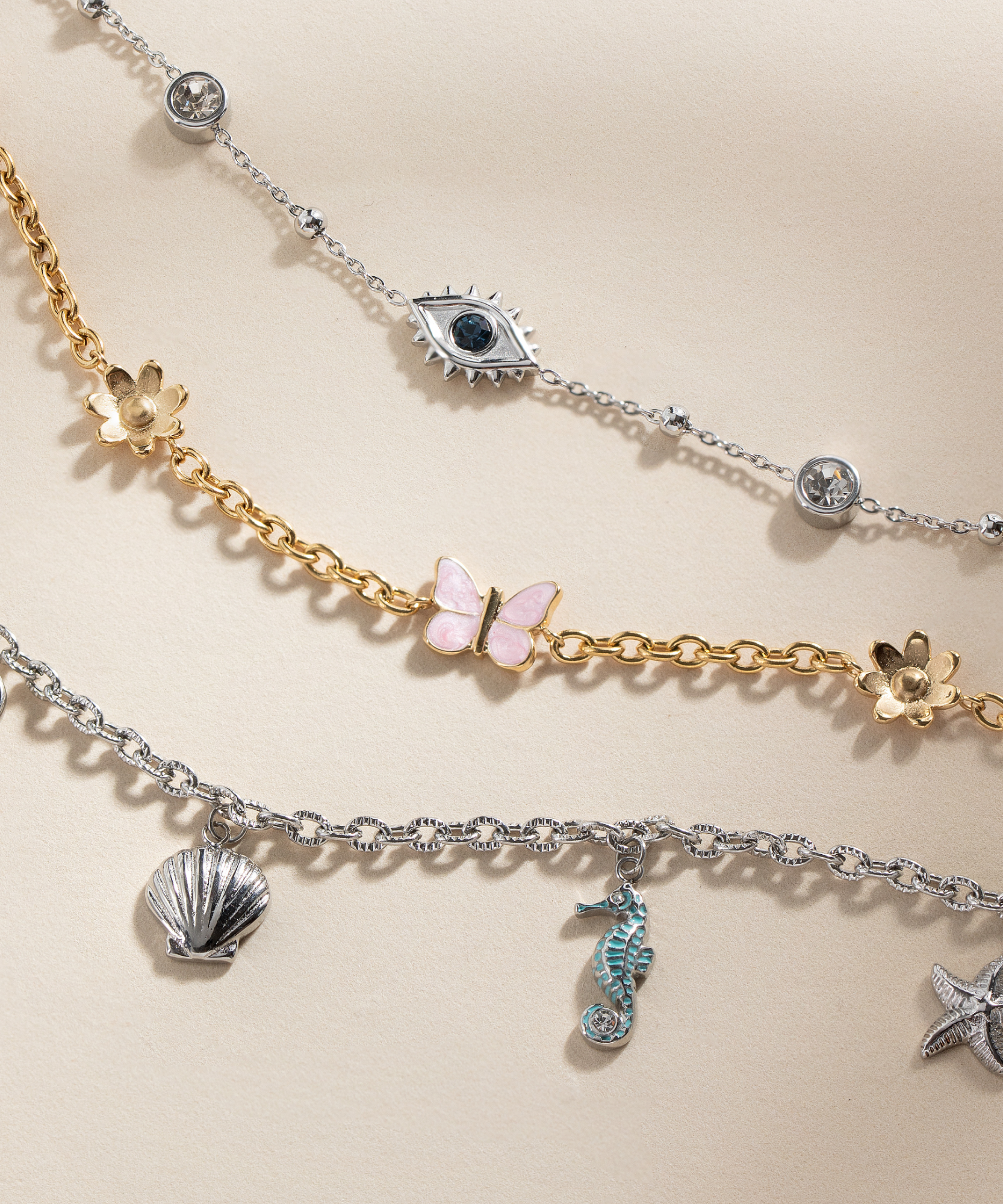 Evil Eye Crystal Anklet
