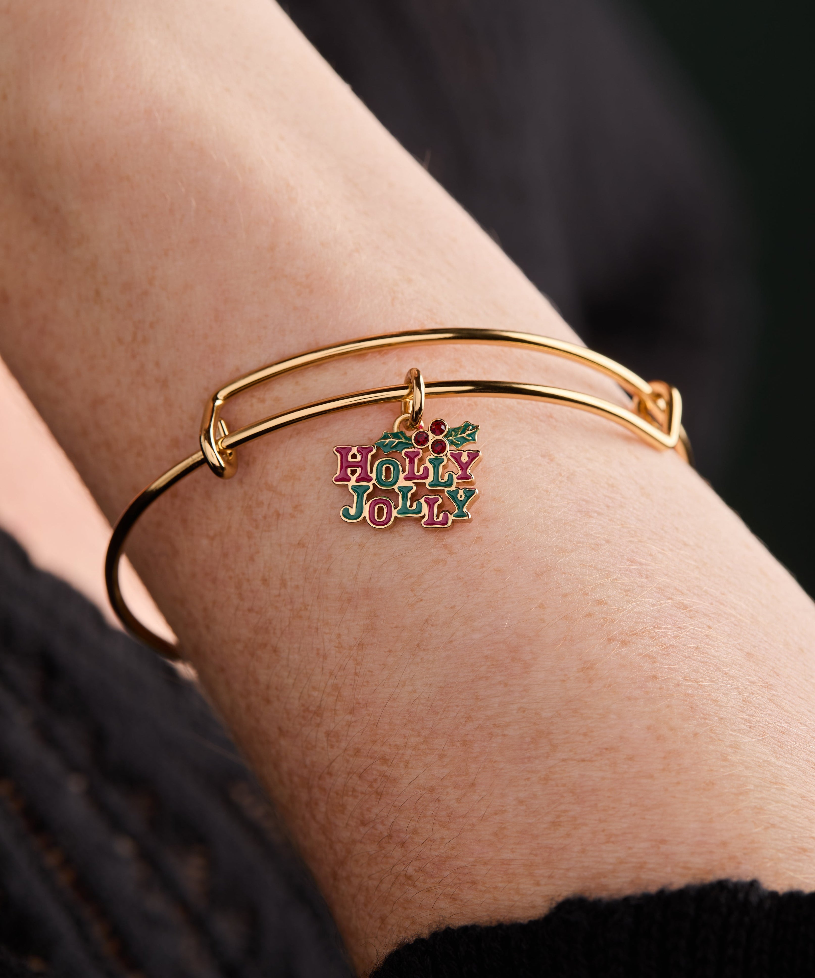 'Holly Jolly' Charm Bangle