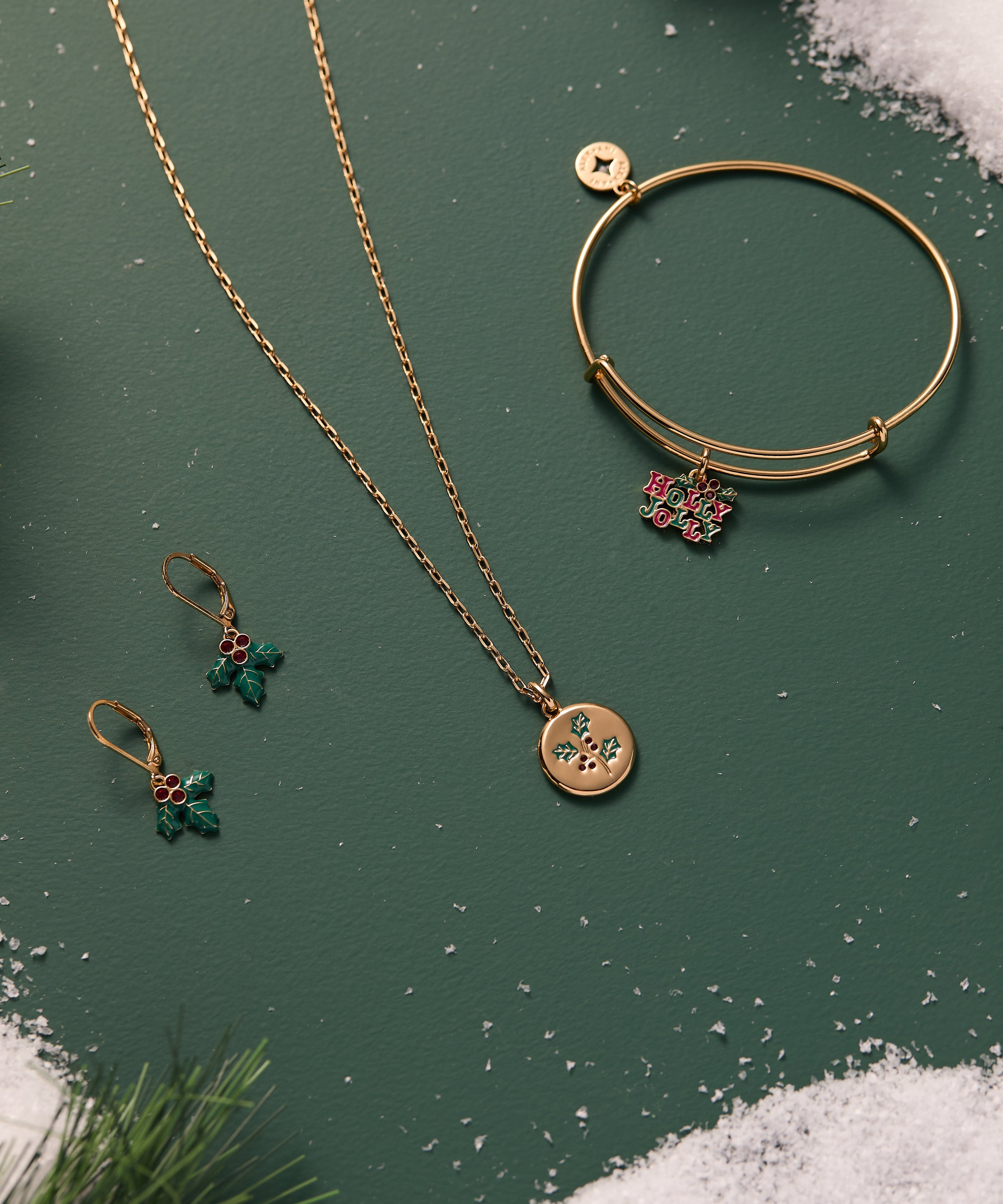 'Holly Jolly' Charm Bangle