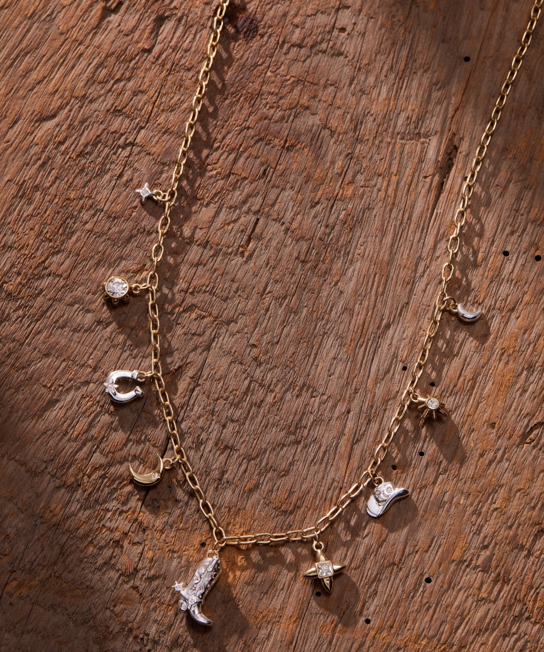Cosmic Cowgirl Charm Necklace