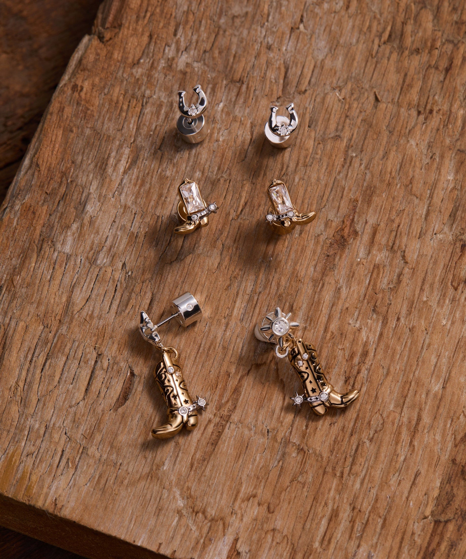 Cosmic Cowgirl Earring Stud Set of 2