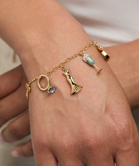 Bridal Multi-Charm Bracelet