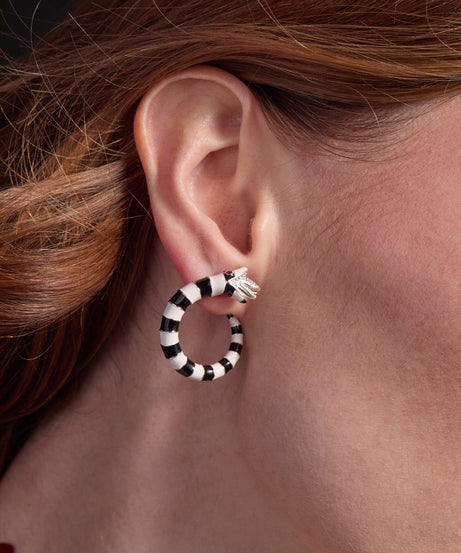 BEETLEJUICE™ Sandworm Hoop Earring