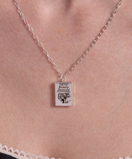 BEETLEJUICE™ 'Handbook for the Recently Deceased' Pendant Necklace
