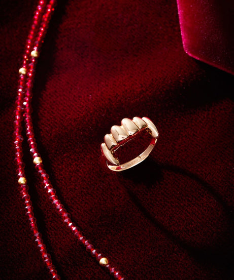 Vampire Teeth Fangs Ring
