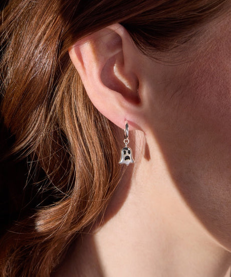 Ghost and Pumpkin Earring Set
