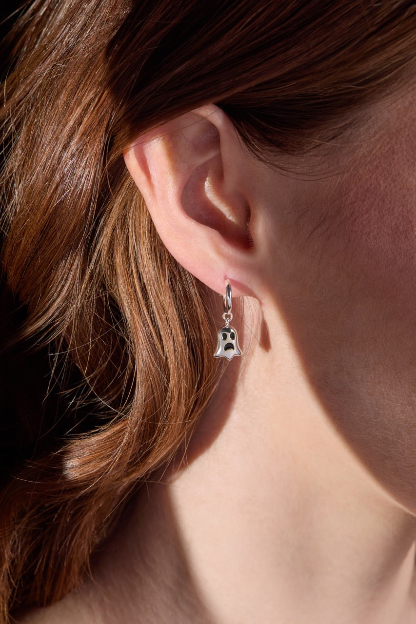 Ghost and Pumpkin Earring Set