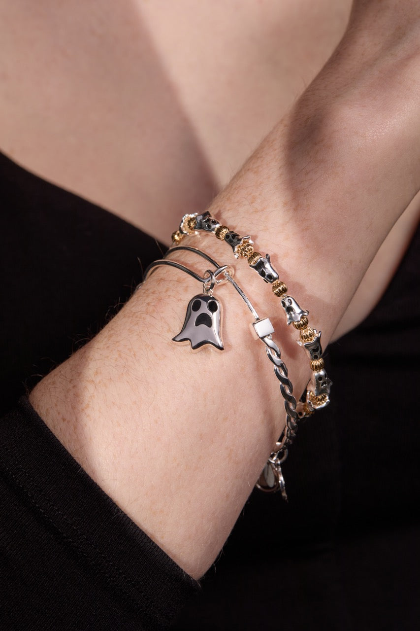 Ghost Beaded Bangle