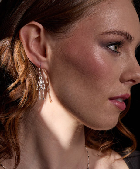 Skeleton Drop Earring
