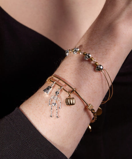 Skull Beaded Bangle
