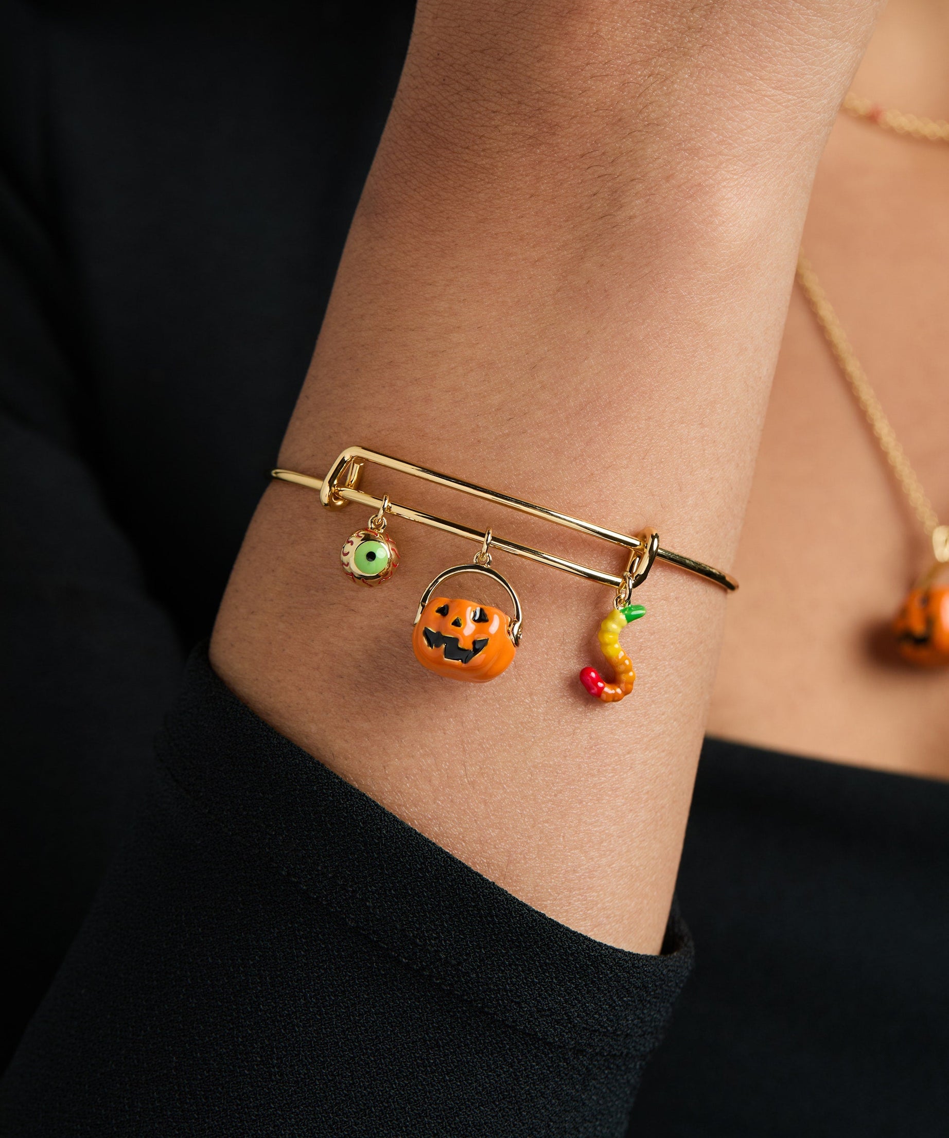 'Trick or Treat' Multi Charm Bangle