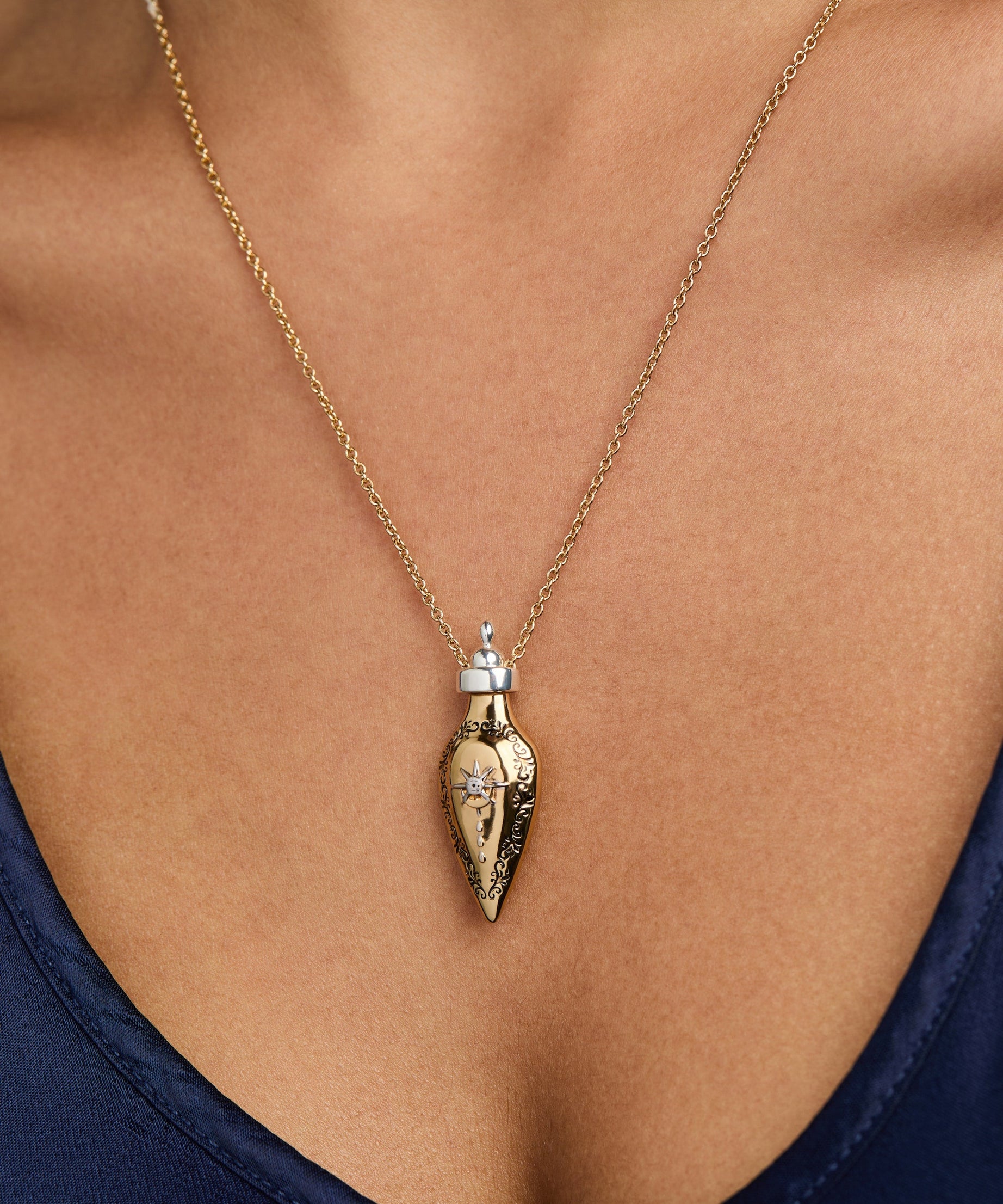'Written in the Stars' Potion Bottle Slider Necklace