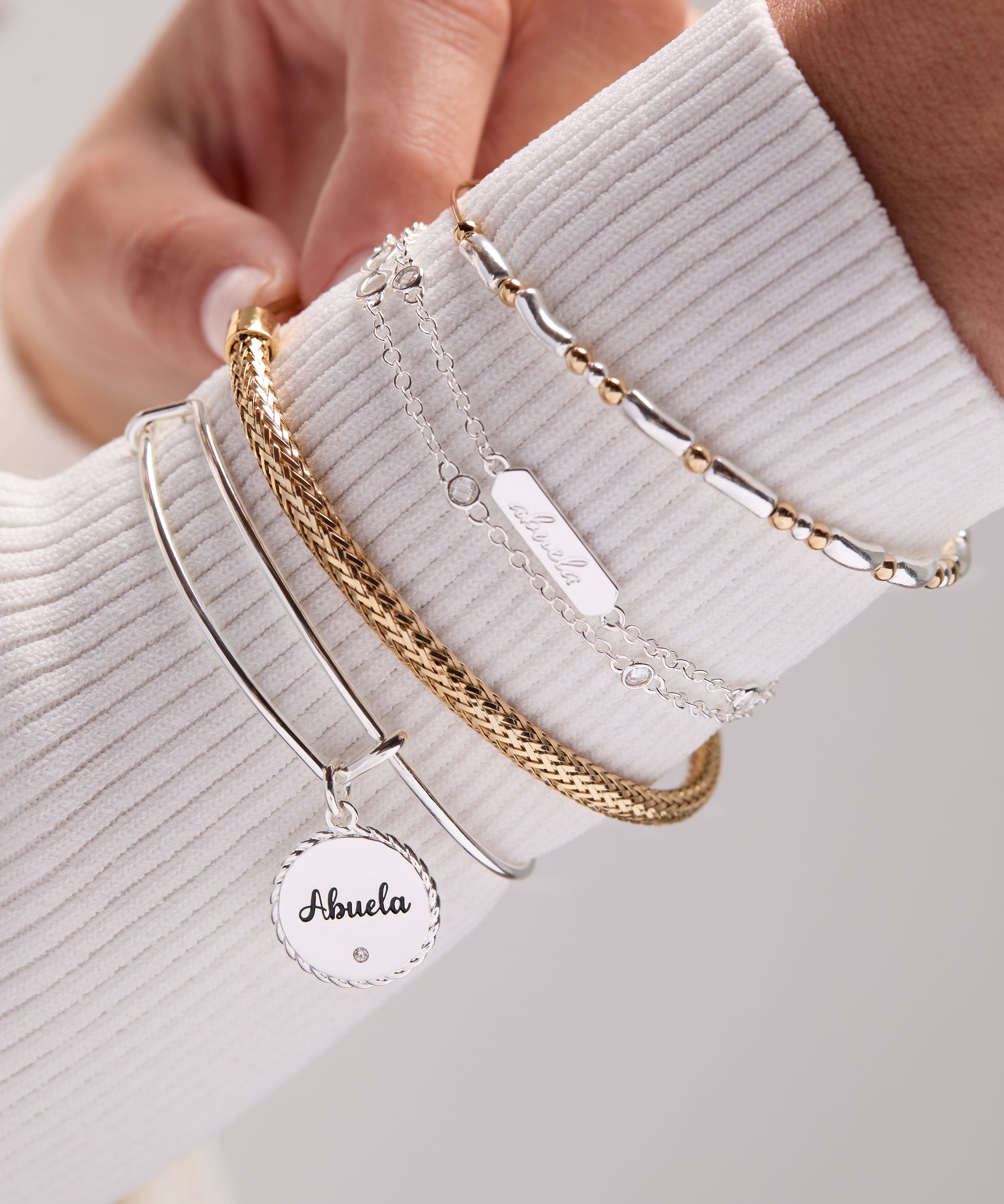 Abuela Charm Bangle
