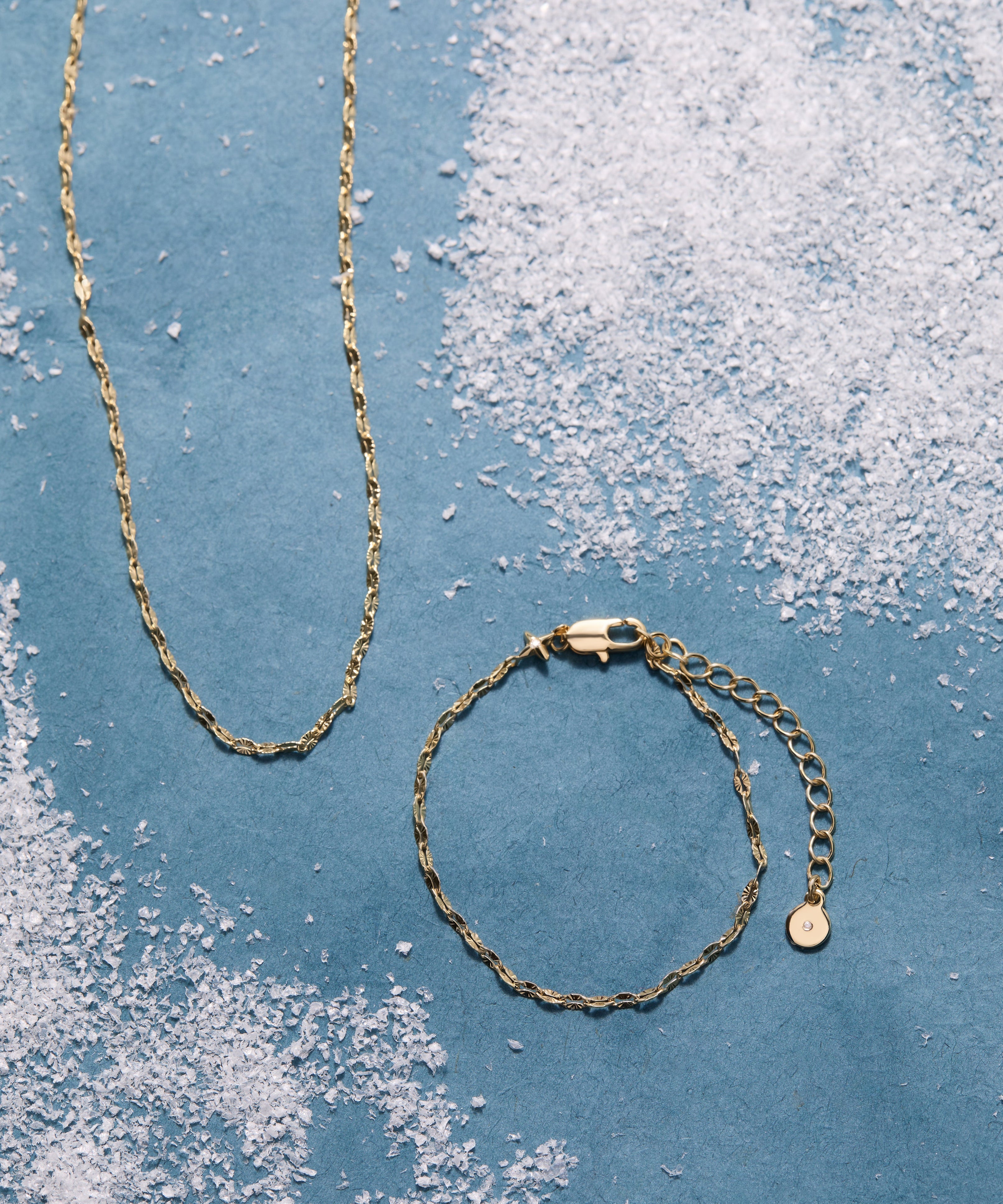 Multi Faceted Chain Bracelet