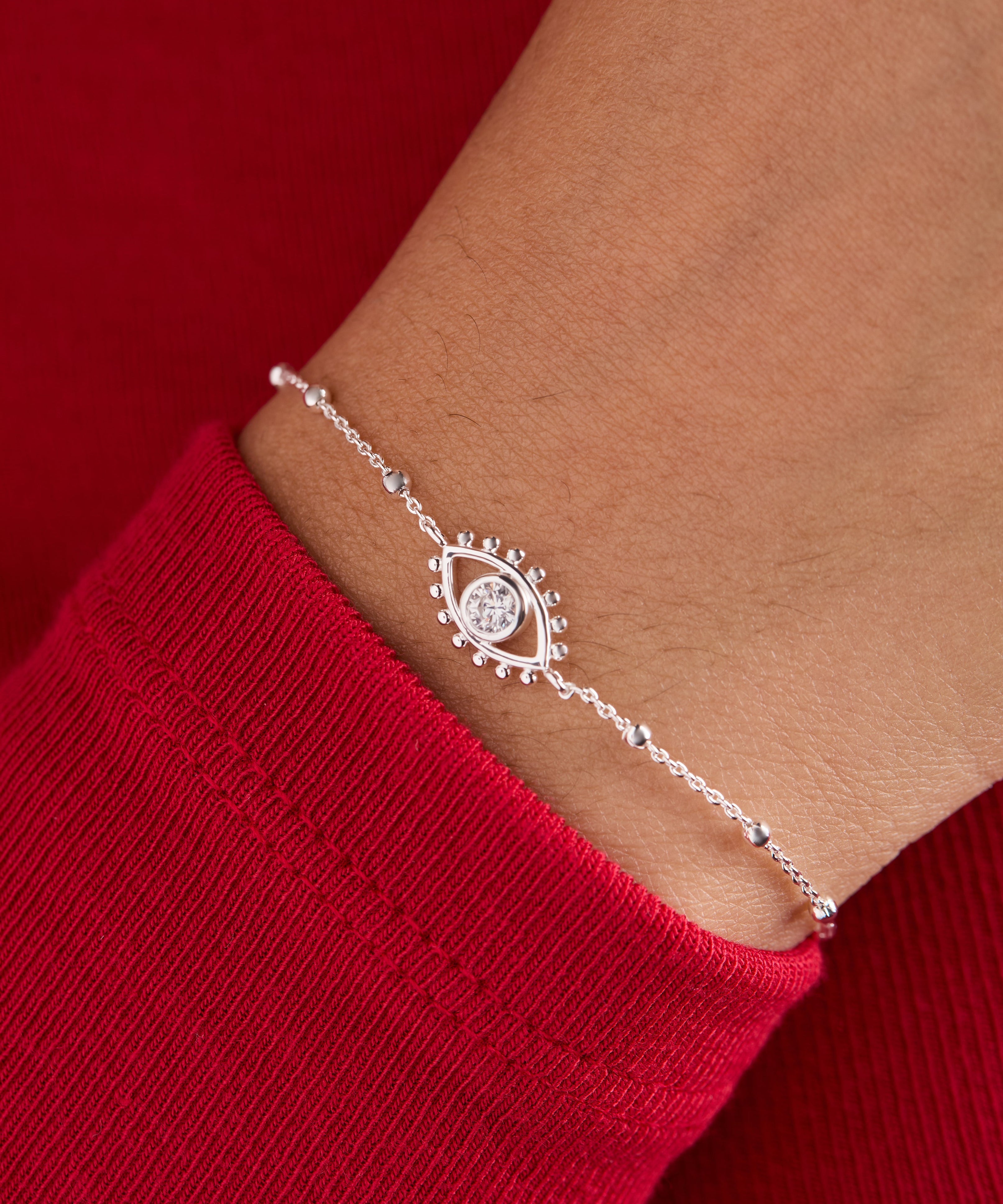 Evil Eye Inline Bracelet