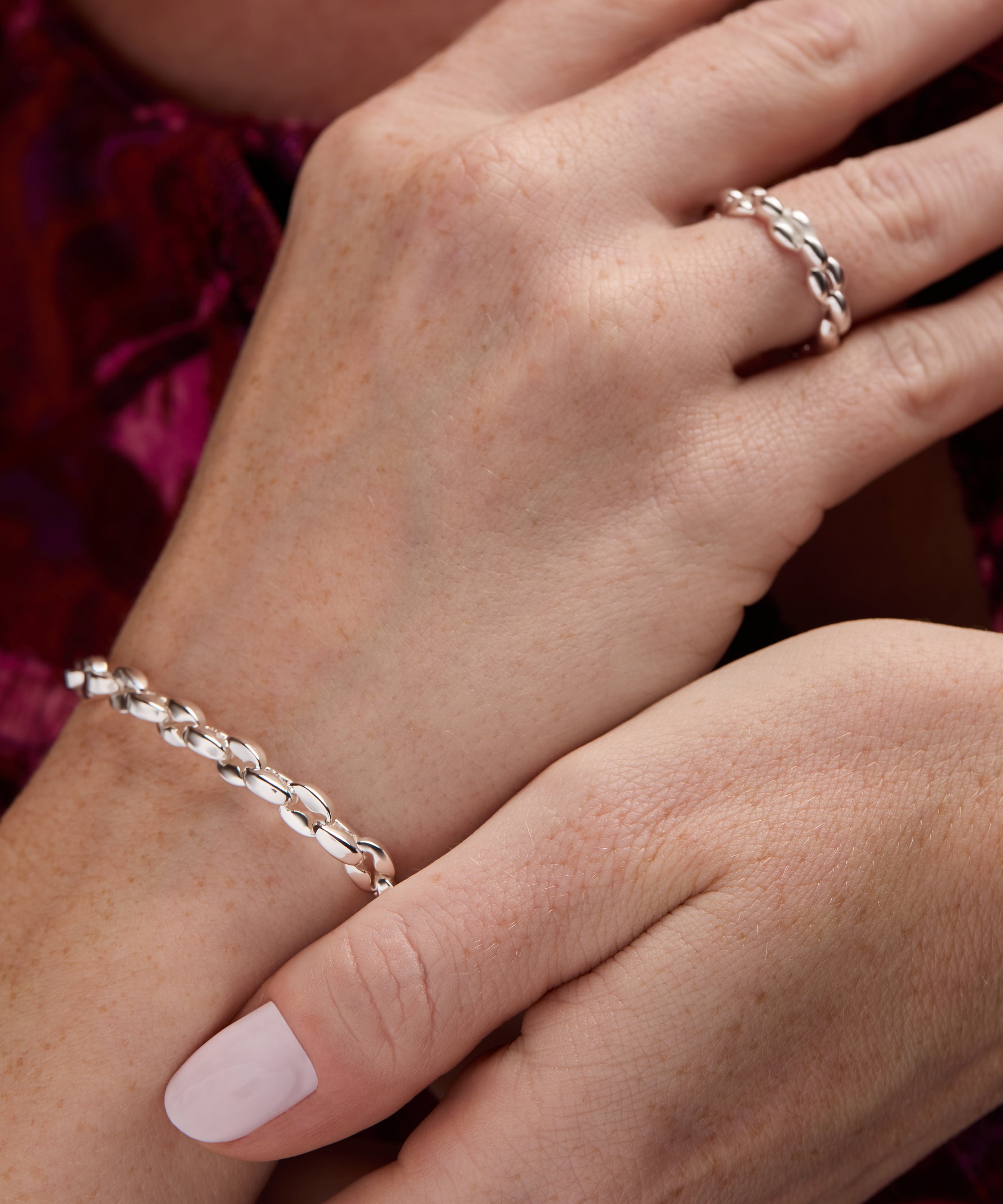 Puffy Rope Chain Bracelet