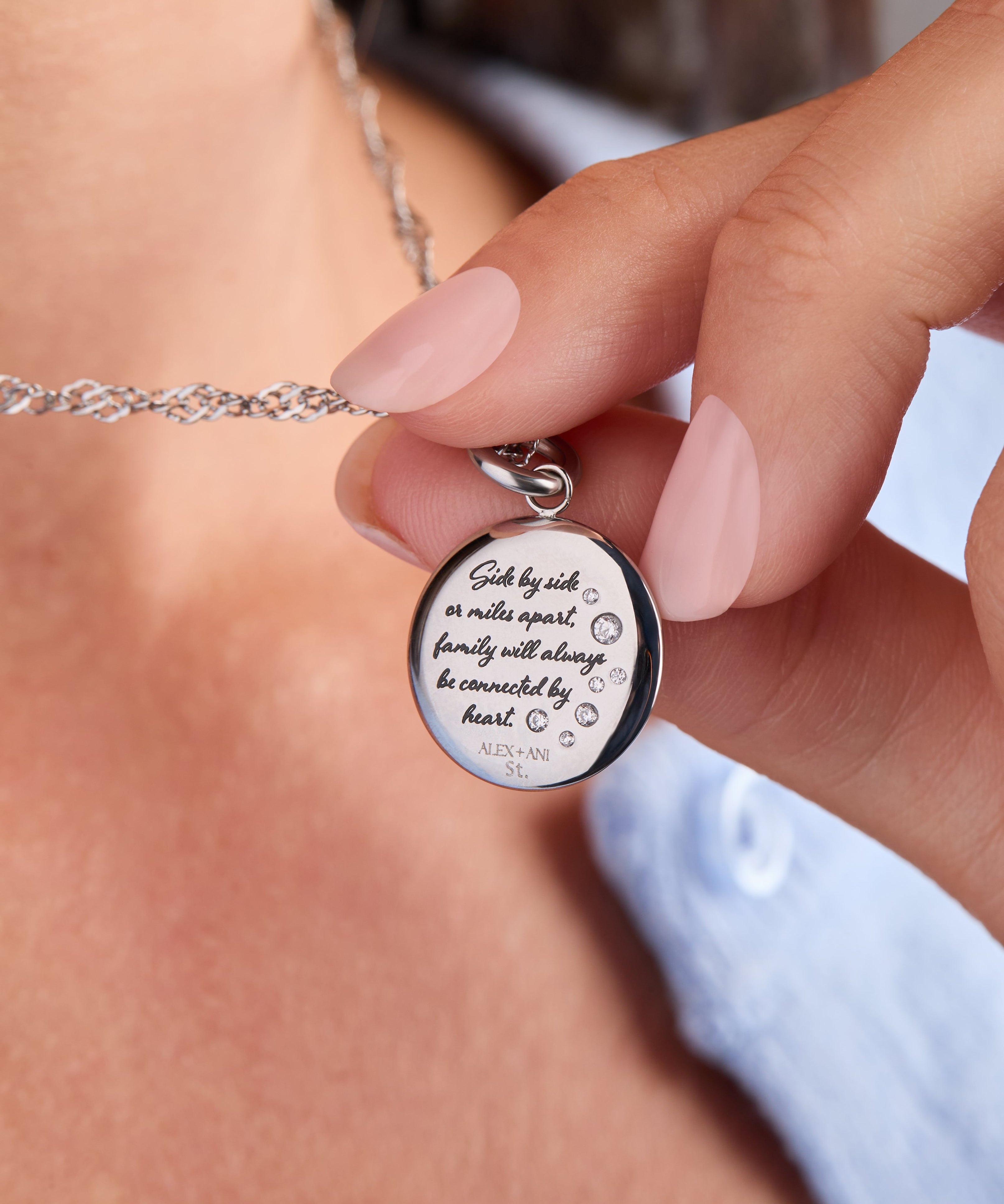 Mom Butterfly Disc Charm