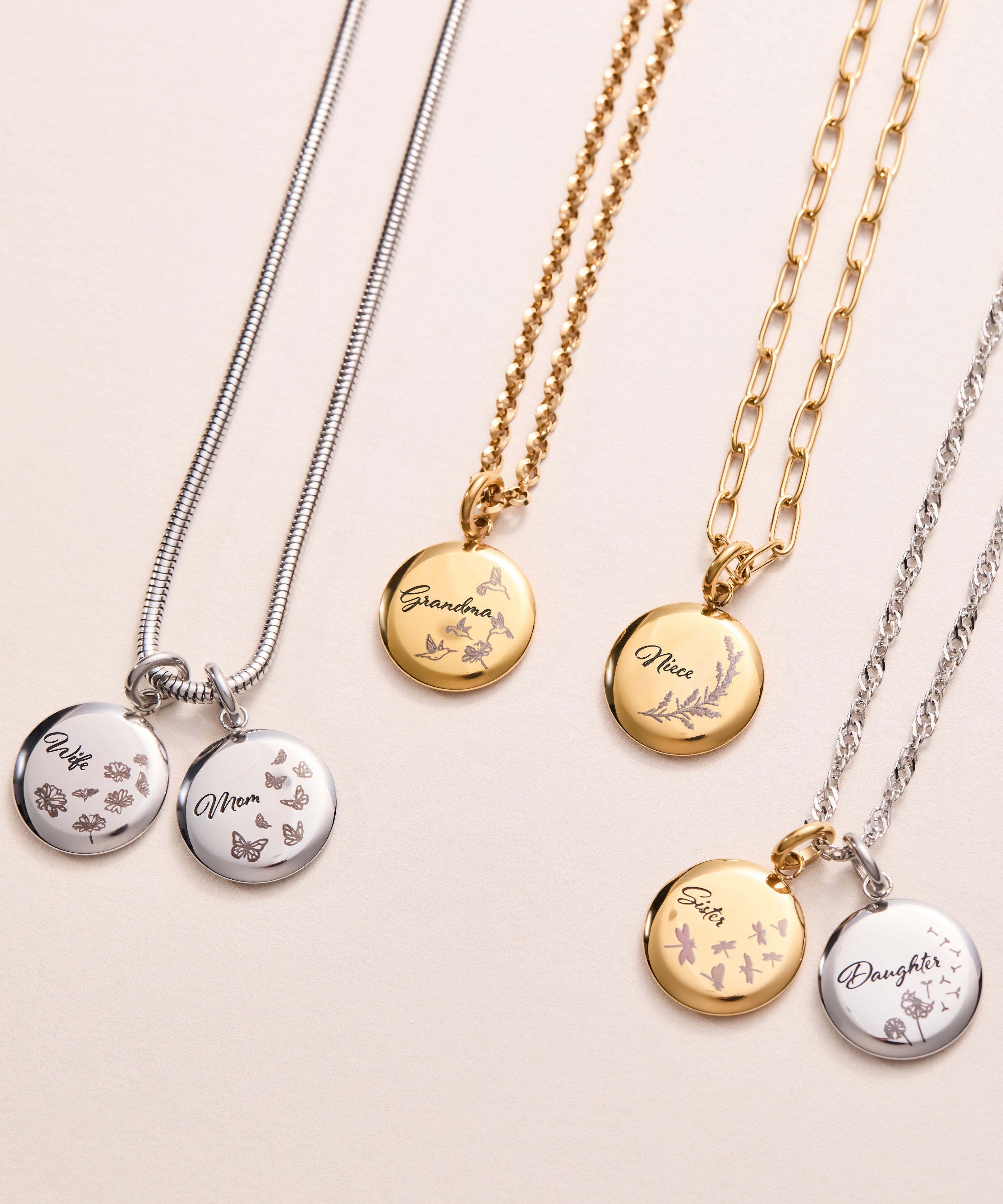 Grandma Hummingbird Disc Charm