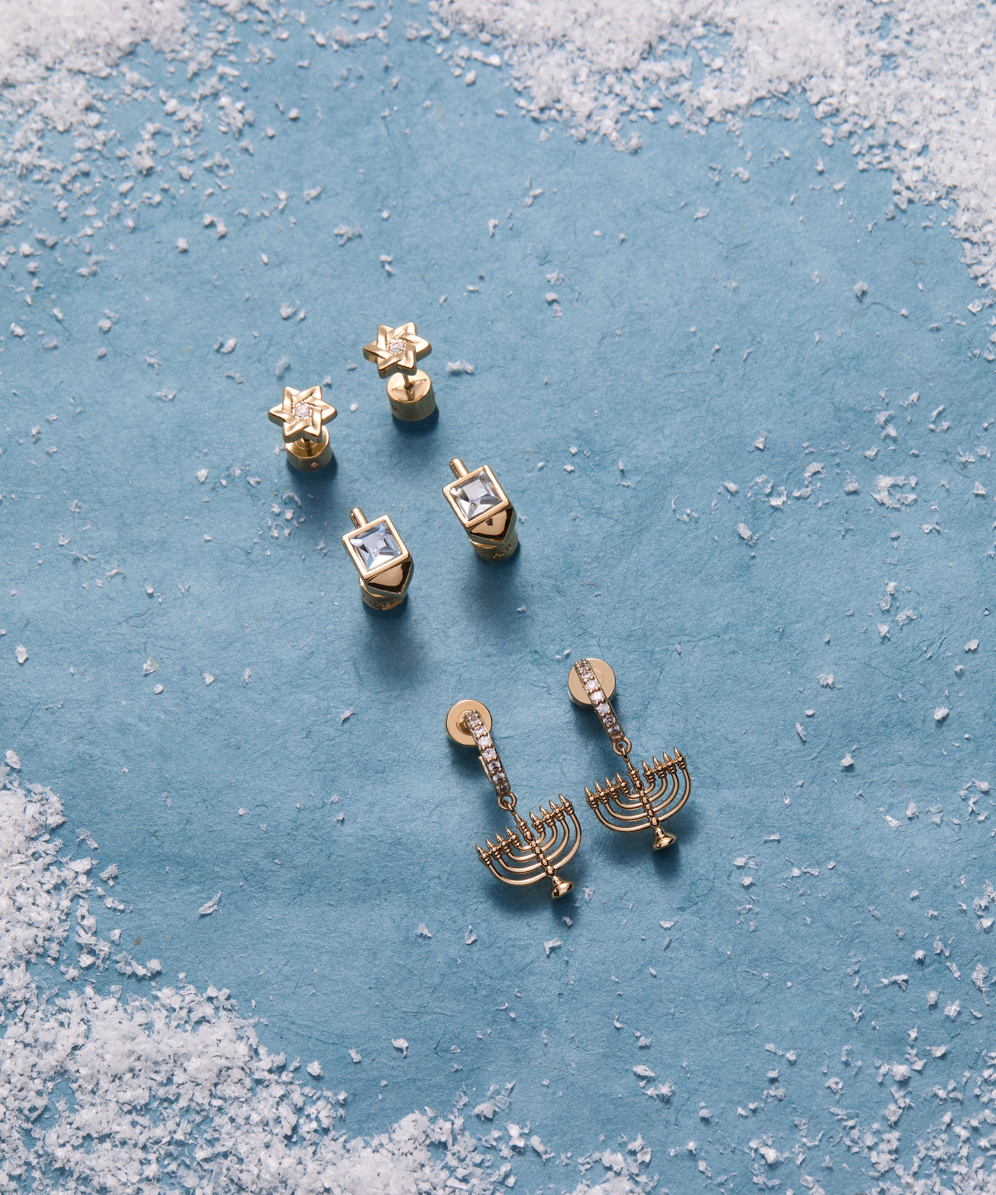 Hanukkah Stud Set