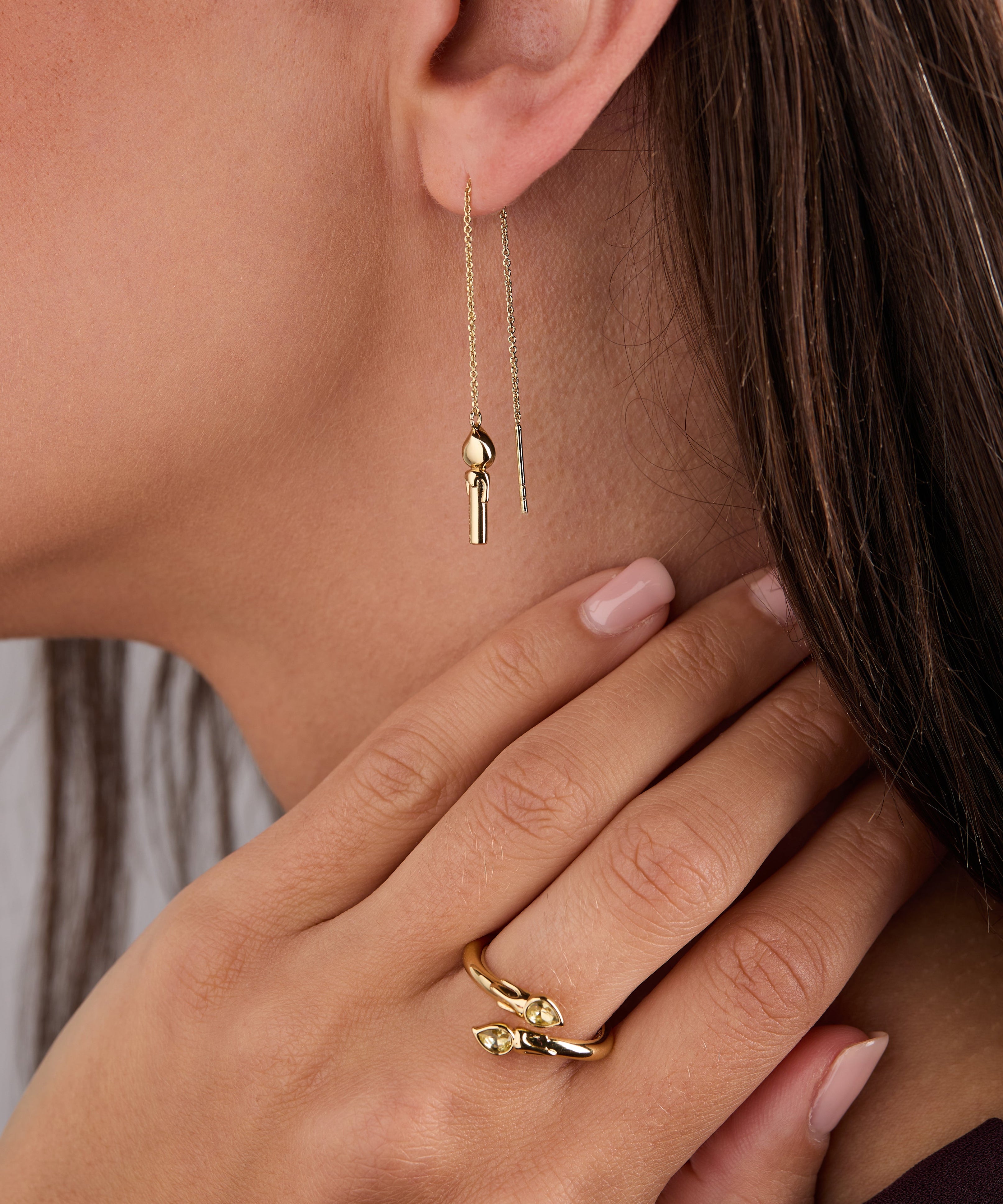 Harry Potter™ Great Hall Candle Threader Earrings