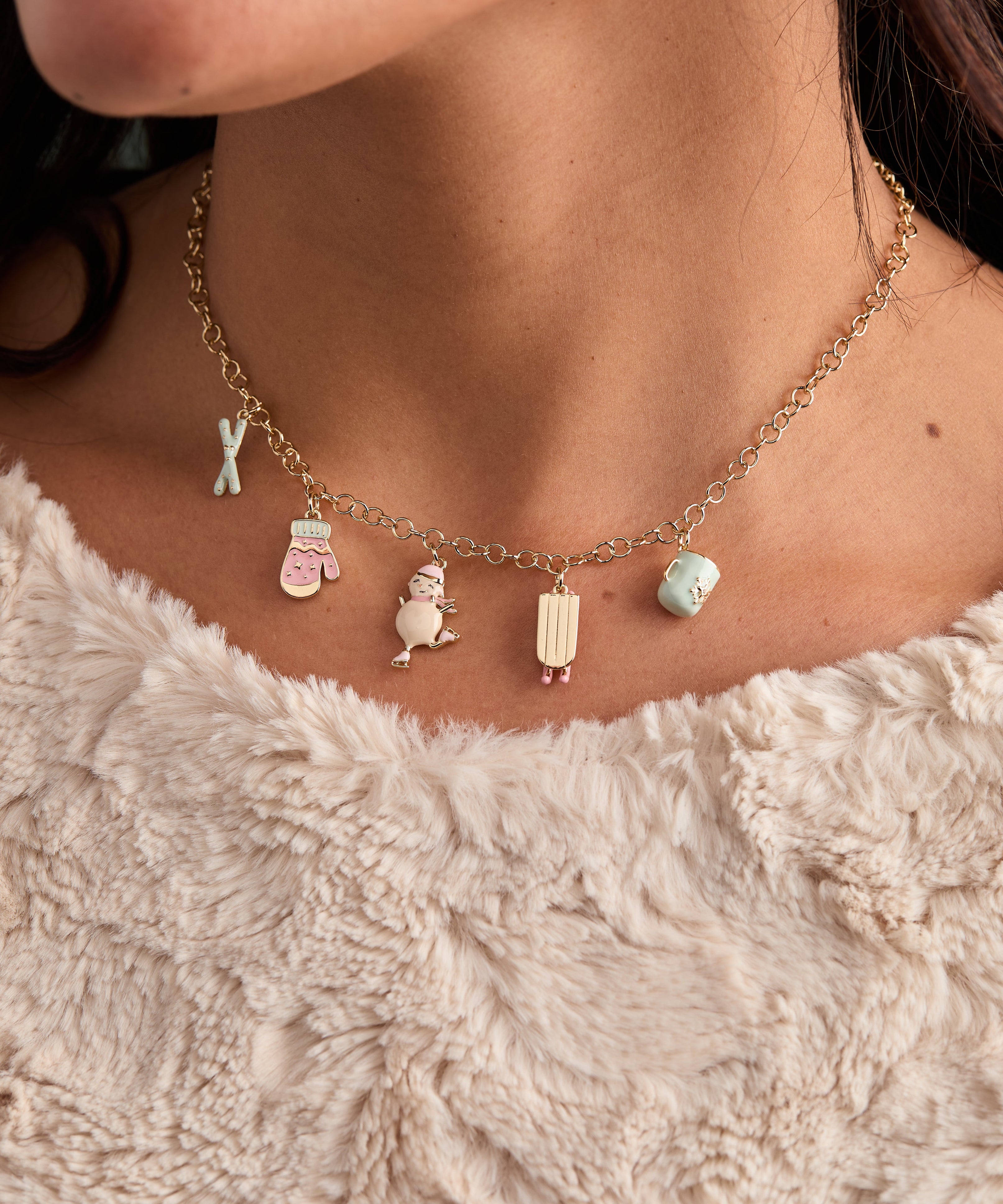 Winter Wonderland Multi Charm Necklace