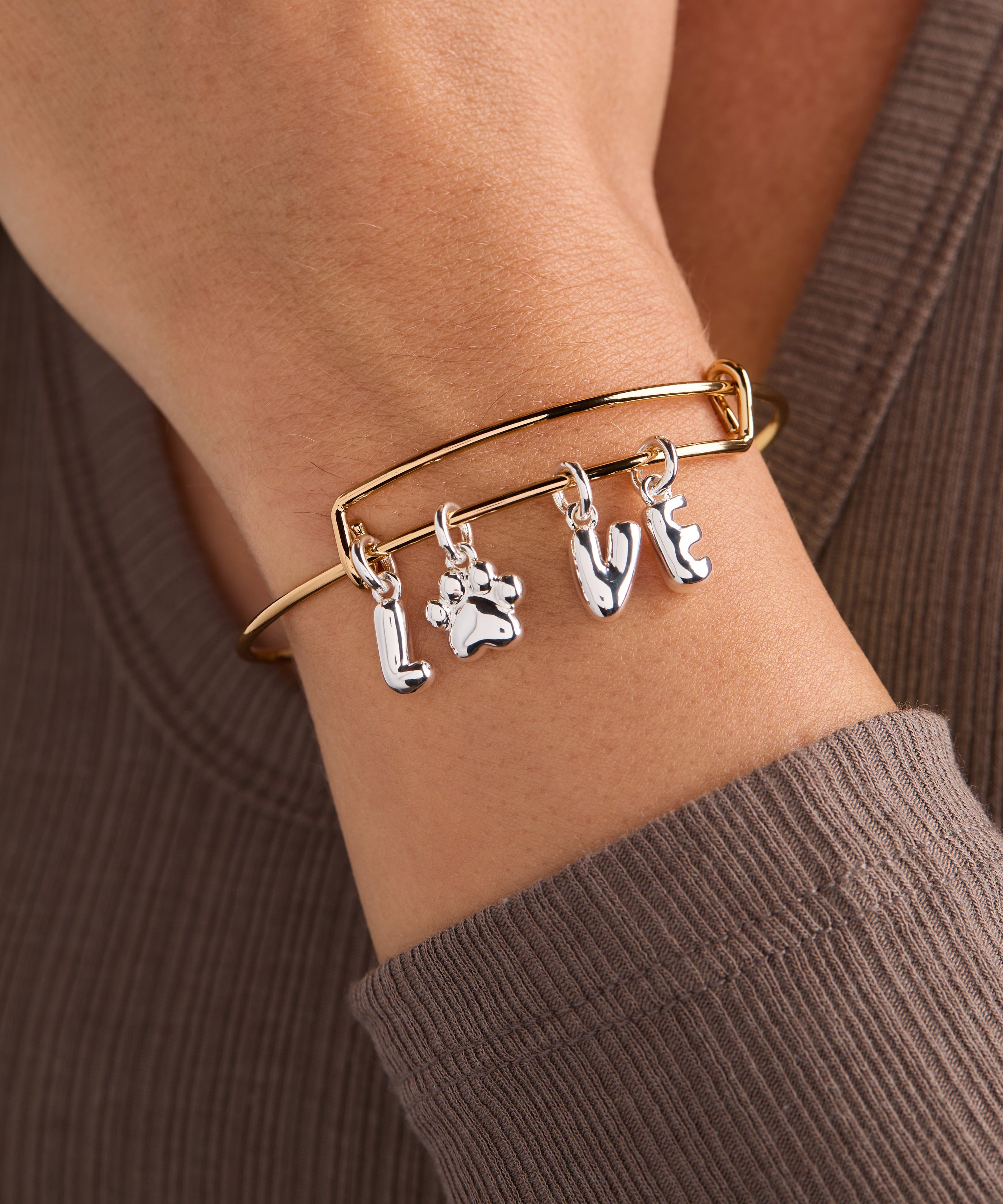 Pet Love Multi Charm Bangle
