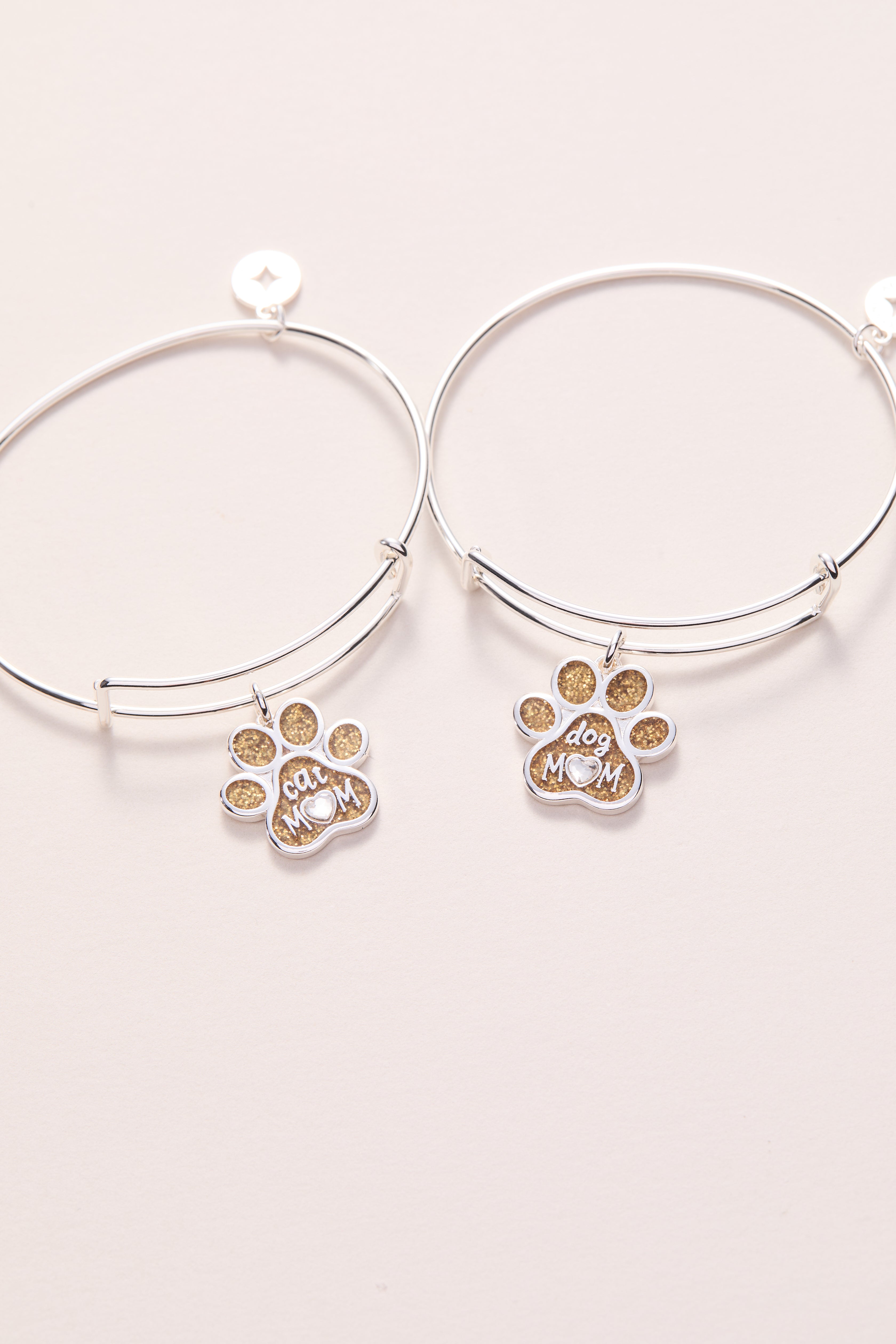 Dog Mom Charm Bangle