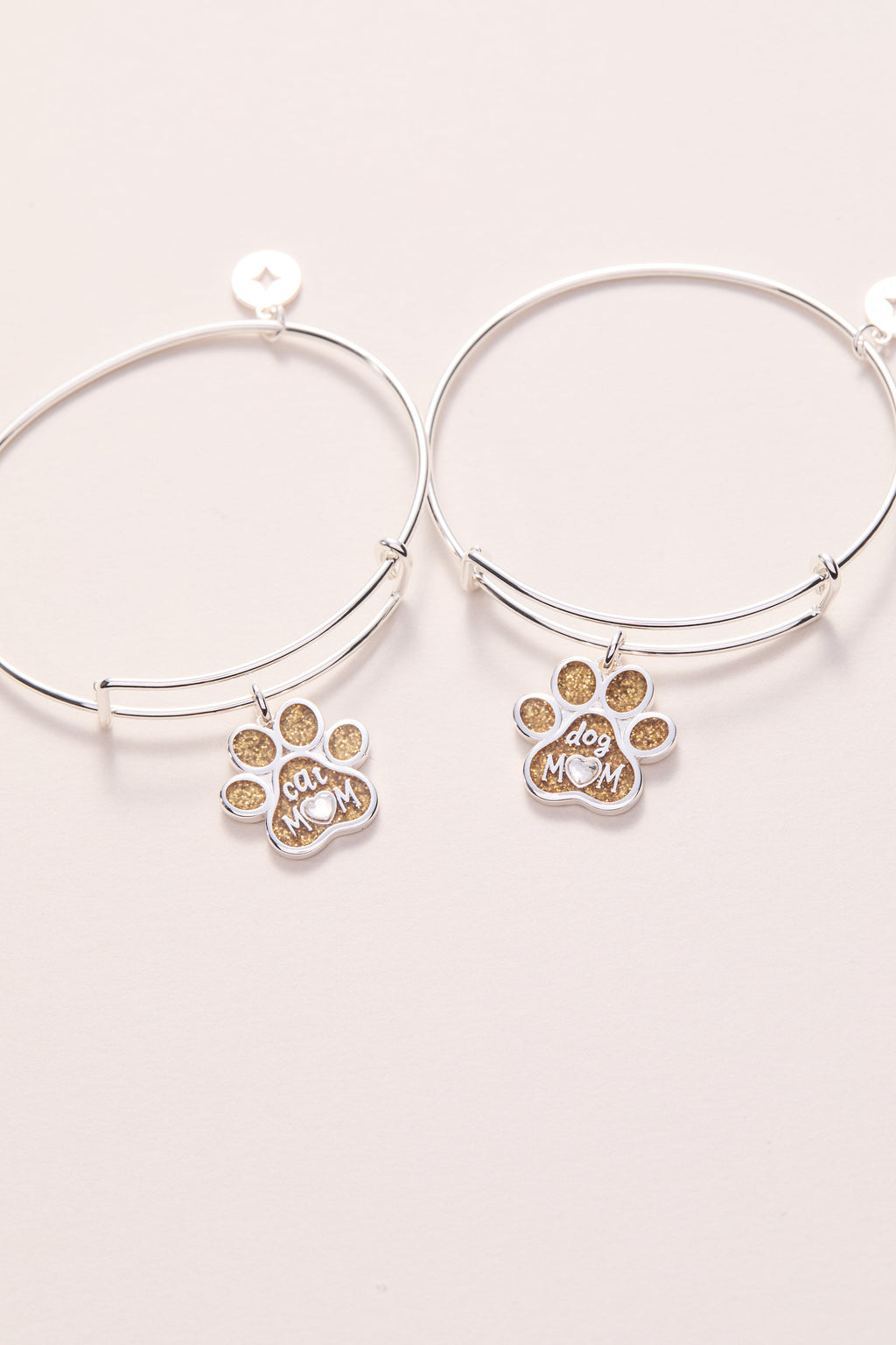 Cat Mom Charm Bangle