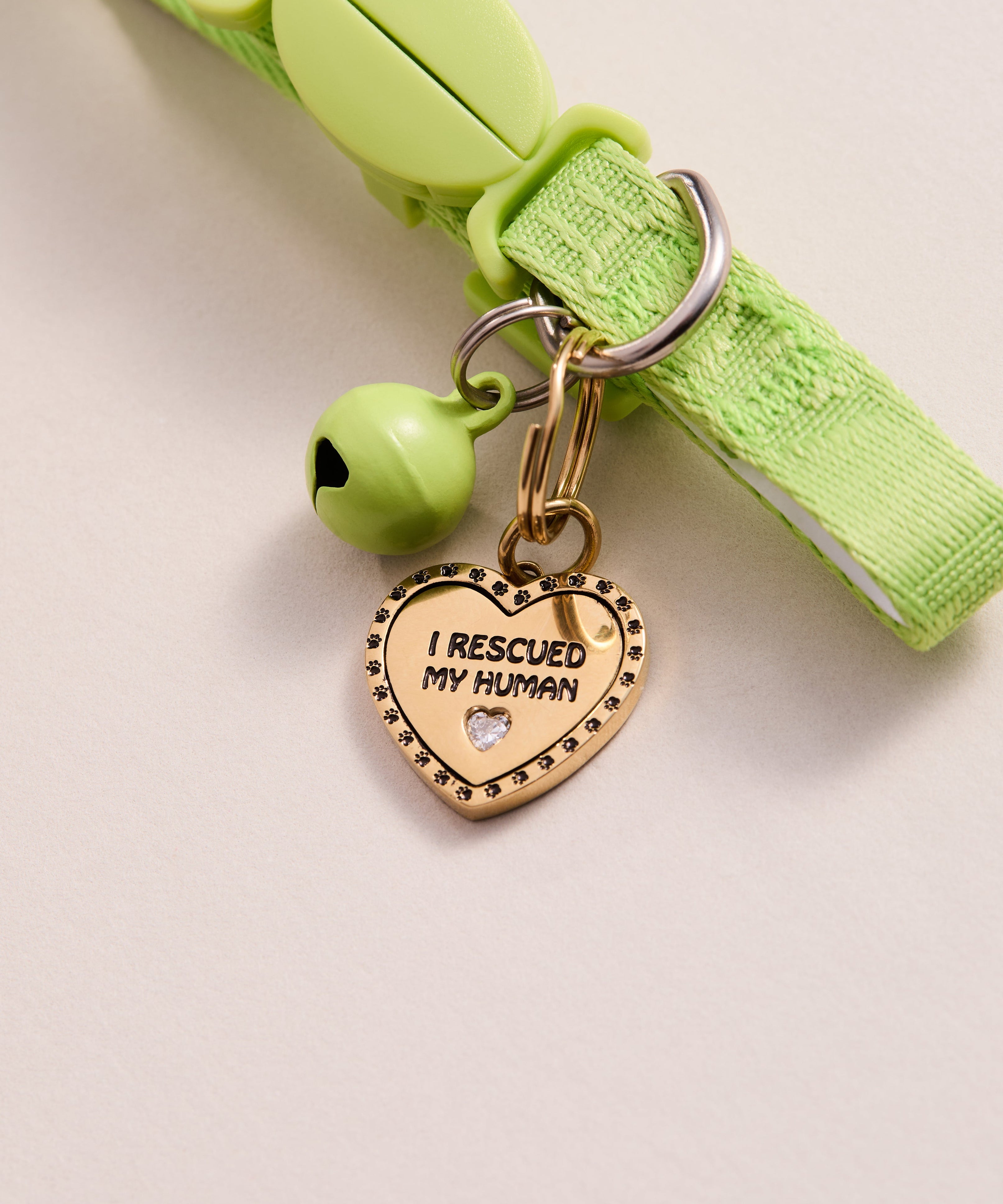 'I Love My Dog' Bangle & Pet Collar Charm Set of 2