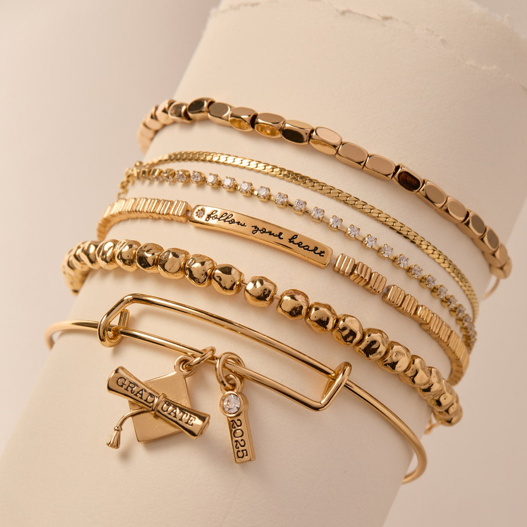 Follow Your Heart Stretch Bracelet