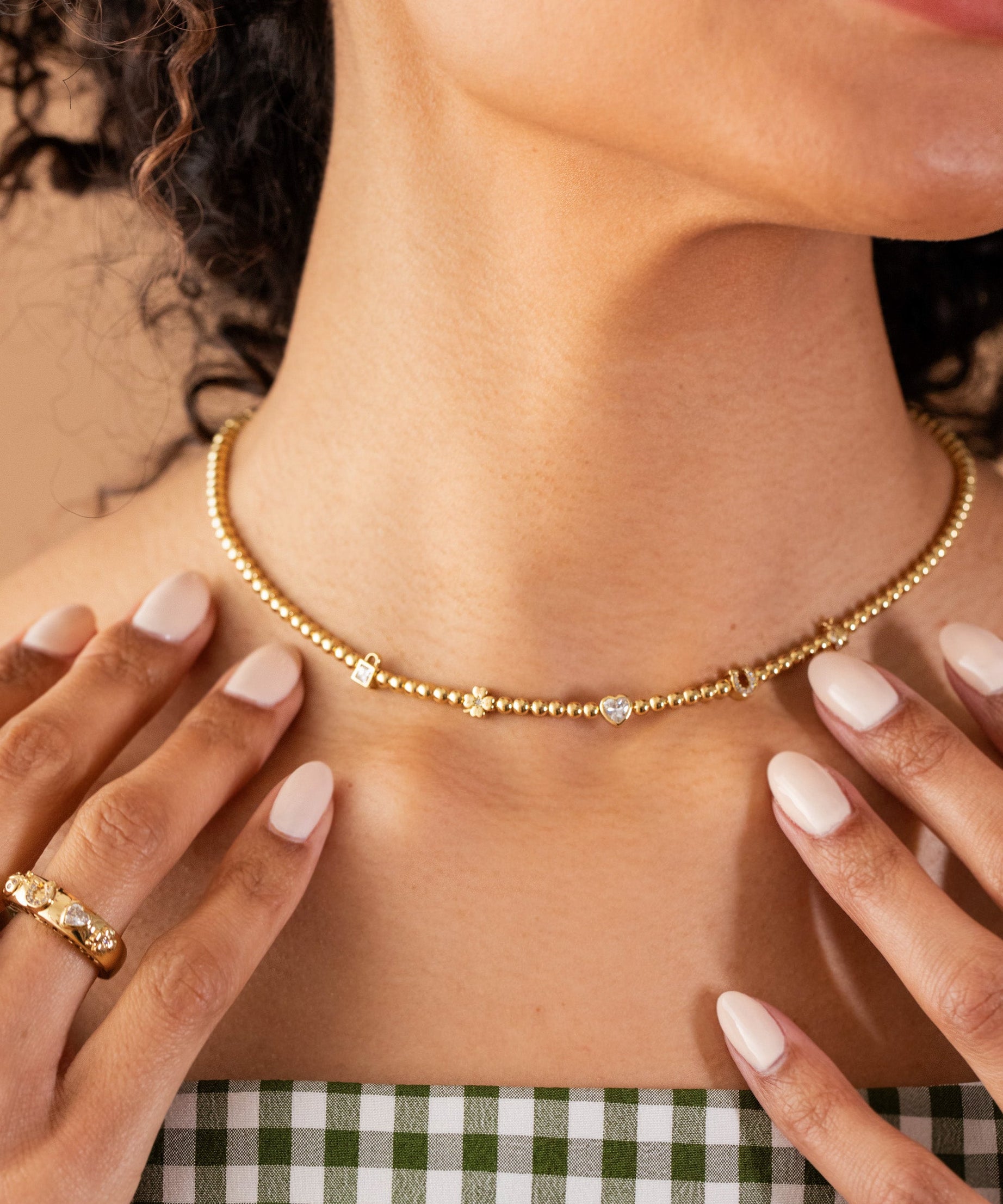 Love and Luck Tennis Necklace