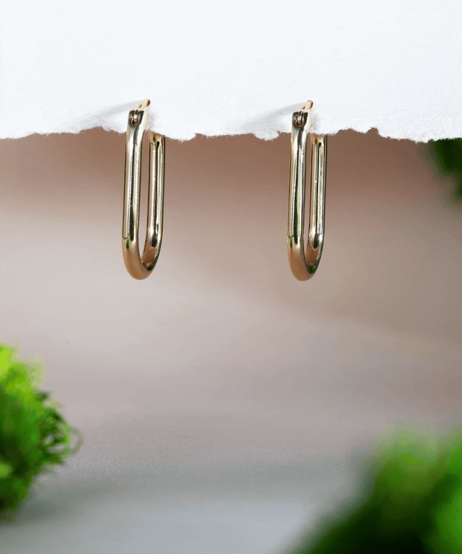 Love and Luck Wheel Hoop Earrings