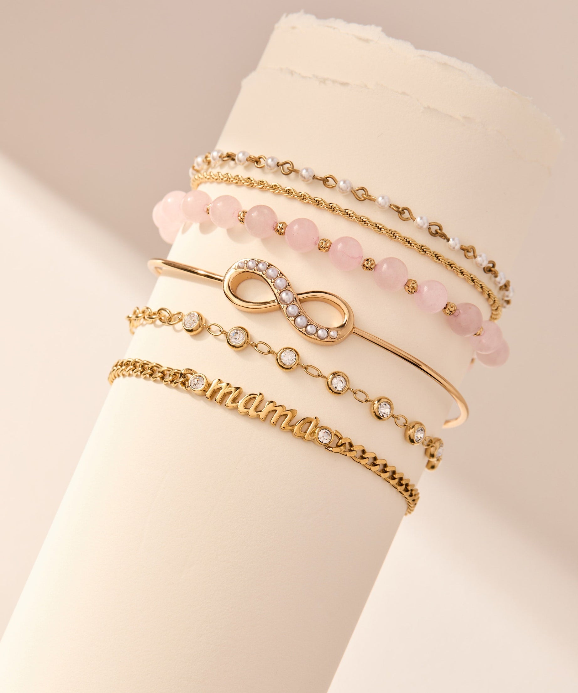Mama Curb Chain Bracelet