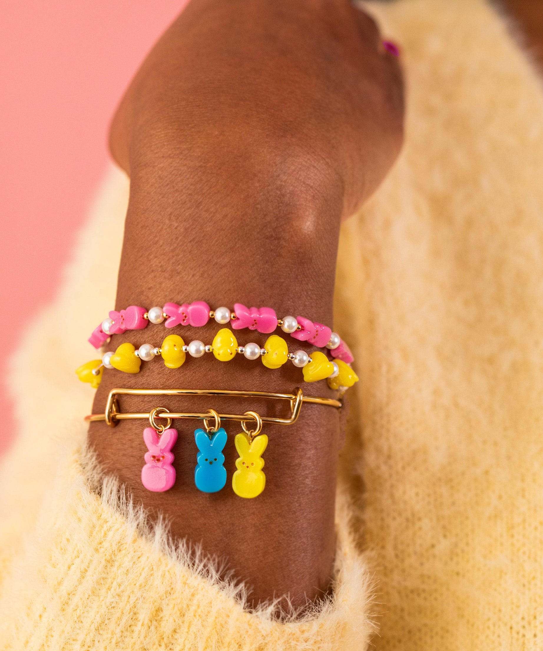 PEEPS® Bunny Beaded Bangle